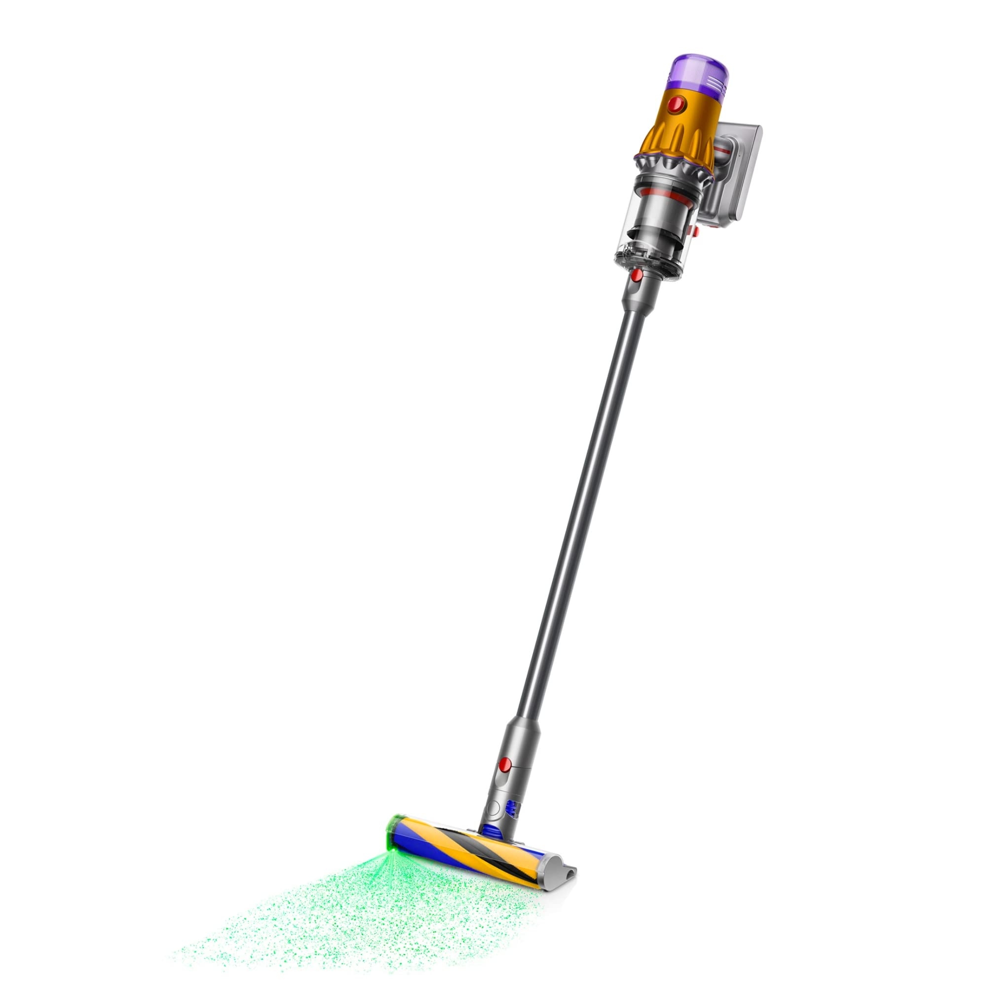 Dyson V12 Detect Slim Origin Cordless Vacuum Cleaner, Yellow/Iron (Renewed)