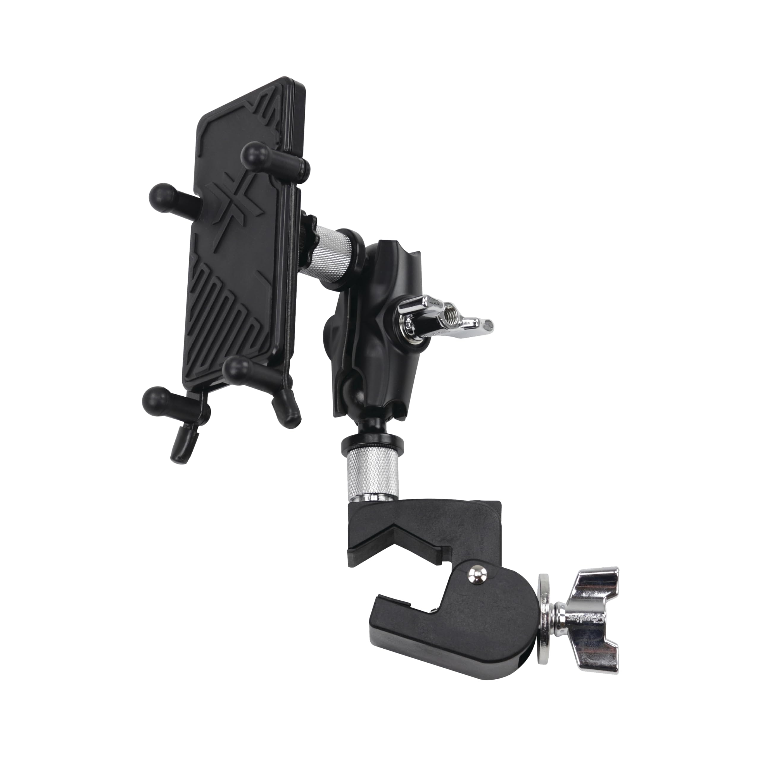 Gibraltar SC-DASCM Dual Adjust Smartphone Surface Holder, Designed to Mount to a Table or Stand, Drum Accessories Hardware and Parts