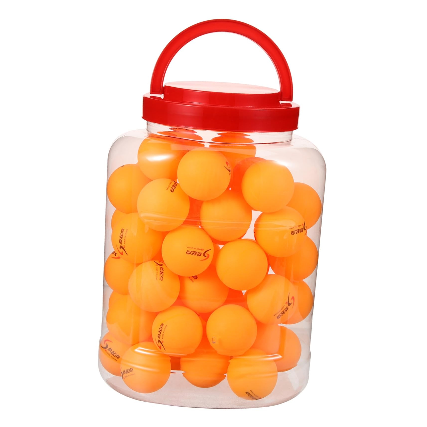 OHPHCALL 60pcs Table Tennis Small Round Training for Beginners Consistent Bounce for Pong Games and Serving Machines Reusable Material
