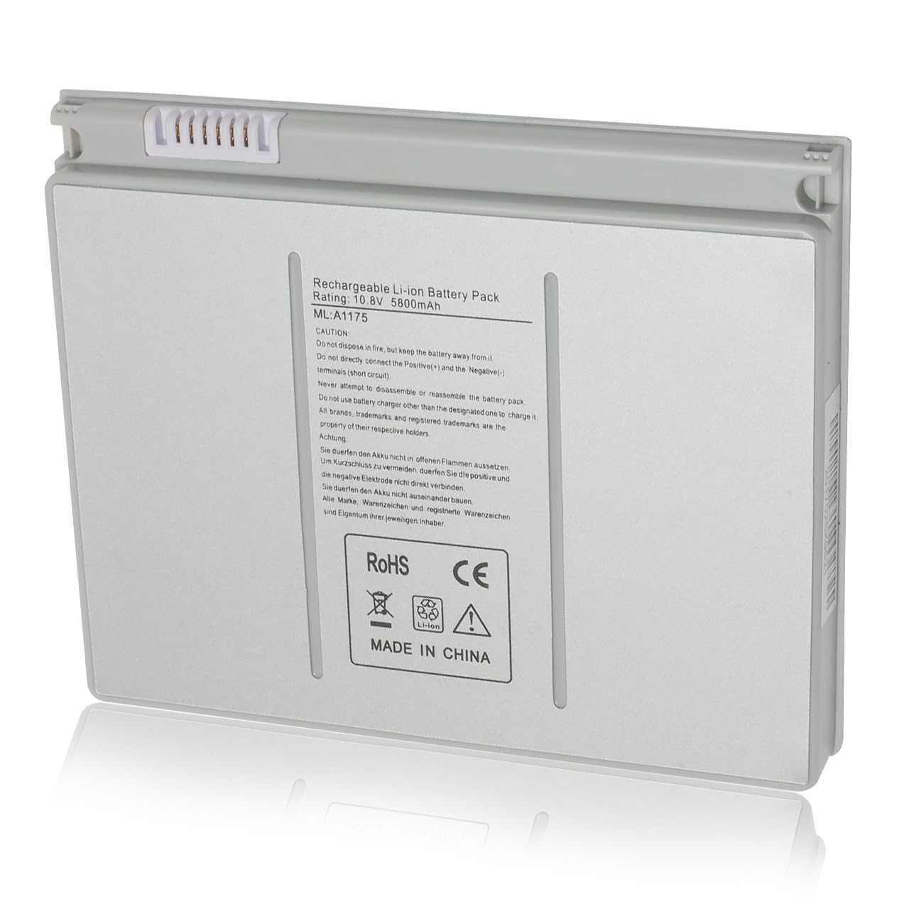 Zosam New Upgrade A1175 Laptop Battery Compatible for MacBook Pro 15 inch A1175/A1260/A1150 A1211/A1226(2006 2007 2008 Version) Compatible for MacBook Pro Battery MA348/A MA348G/ -10.8V 5800mah