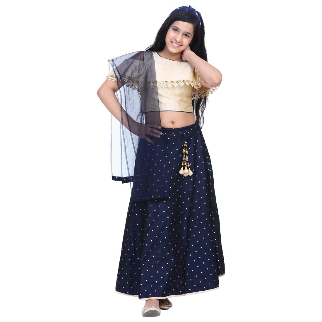 ADIVA Girls Indian Ethnic Wear Lehenga Choli for Kids