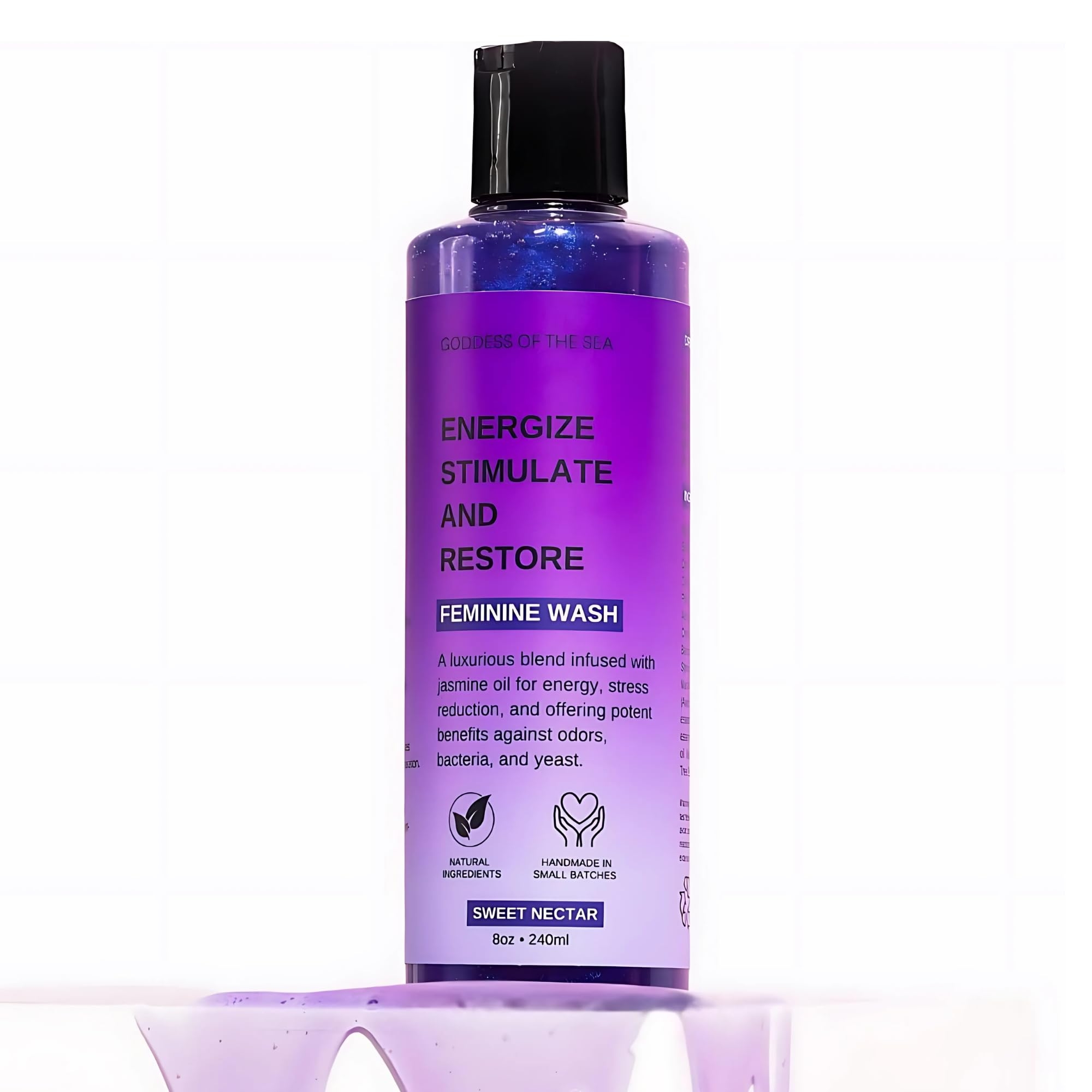 Sweet Nectar Yoni Wash – Gentle Feminine Care for Sensitive Skin | pH-Balancing, Odor Control & Hydration | Natural, Handmade & Hypoallergenic Yoni Soap | Fragrance-Free & Vegan