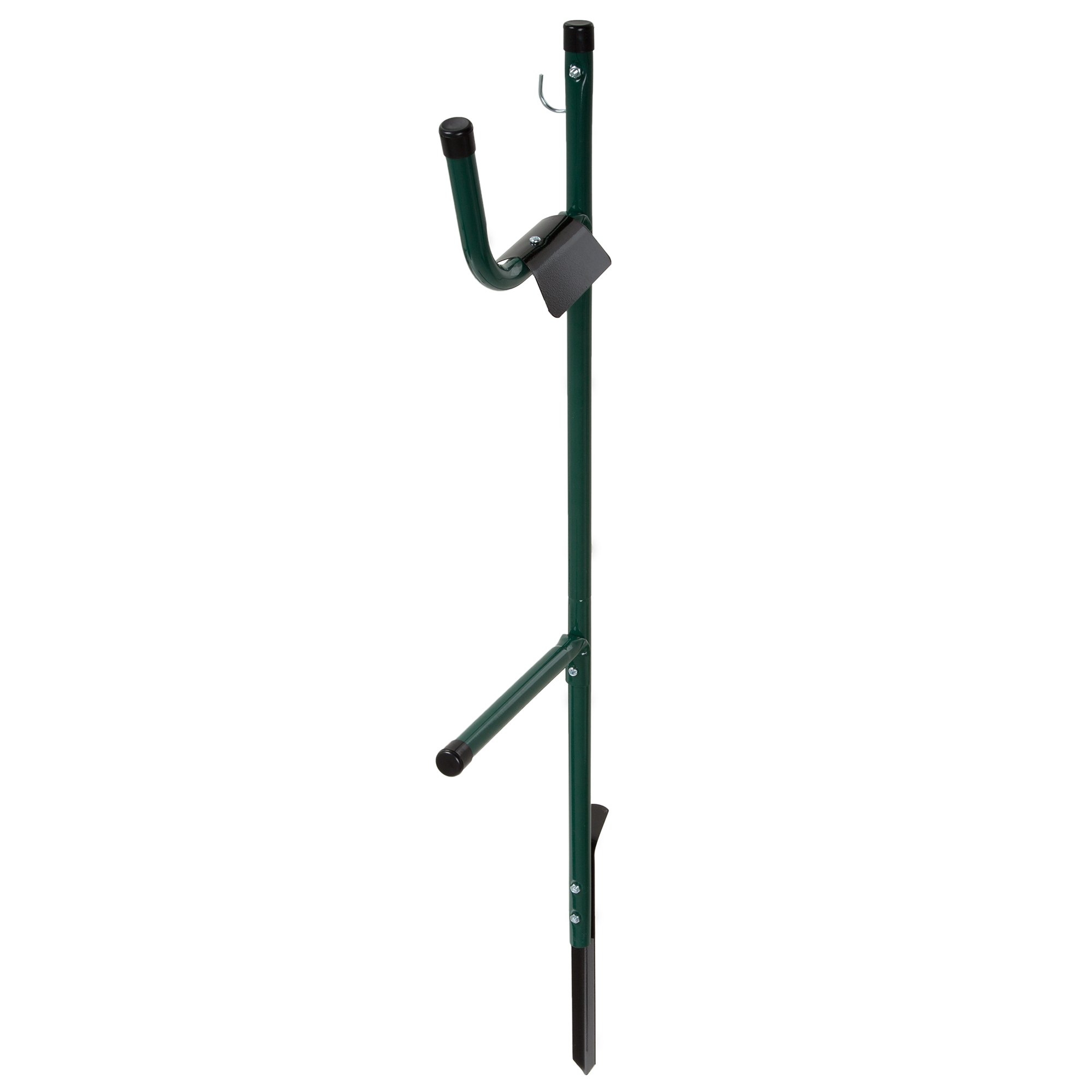 Water Hose Holder - Easy-to-Install Garden Hose Storage Metal Rack with Stake - Outdoor Freestanding Reel for Yard or Landscaping by Stalwart
