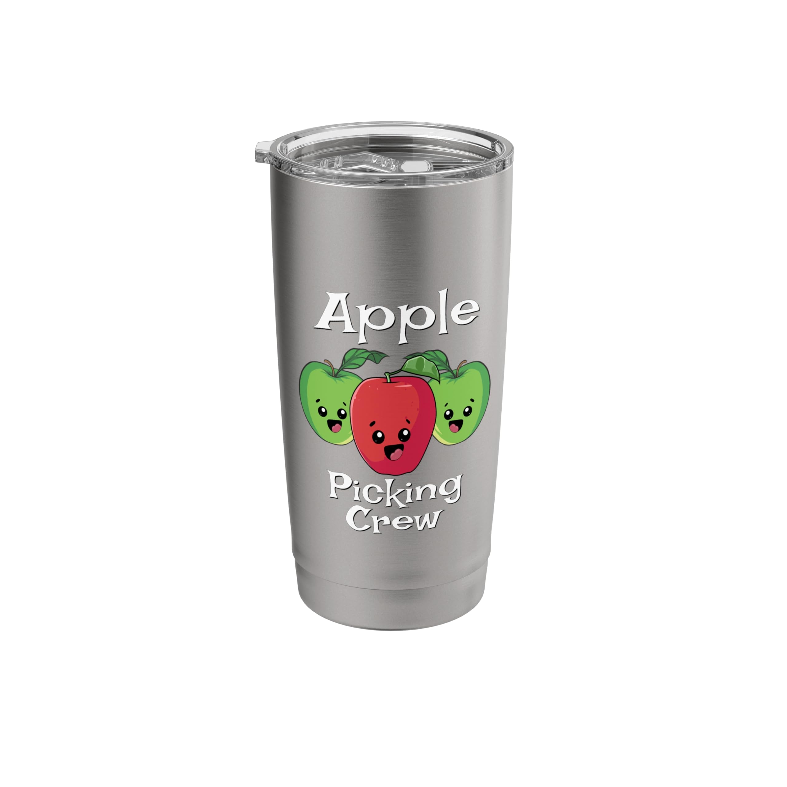 Cute Fall Autumn Orchard Matching Family Apple Picking Crew Stainless Steel Insulated Tumbler