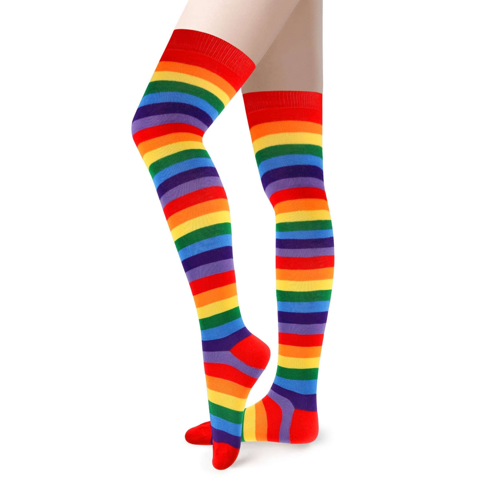 Sarfel Thigh High Socks for Women Over the Knee Socks For Women Knee High Stockings Thigh Highs Halloween Sock Costume Cotton