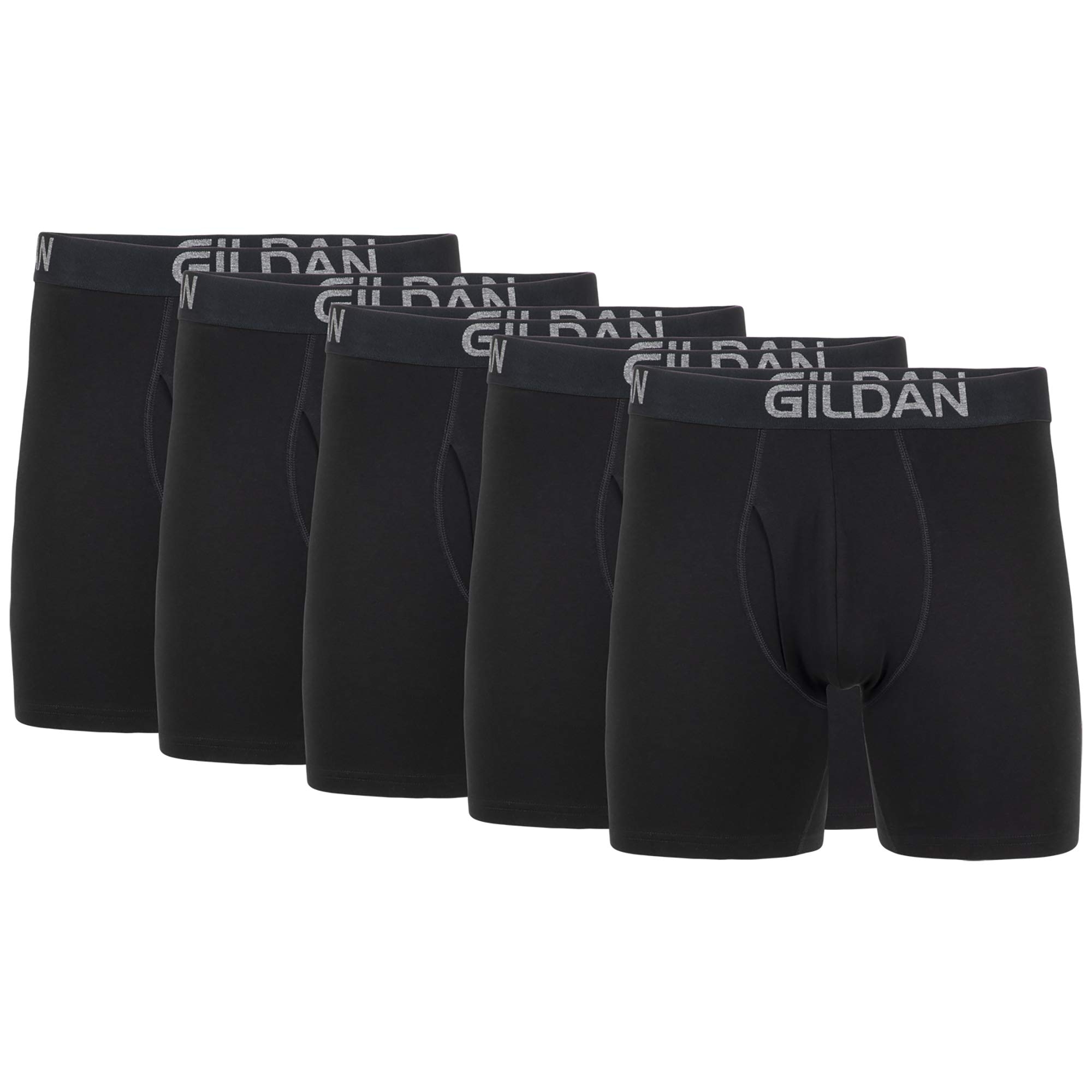 Gildan Men's Underwear Cotton Stretch Boxer Briefs, Multipack