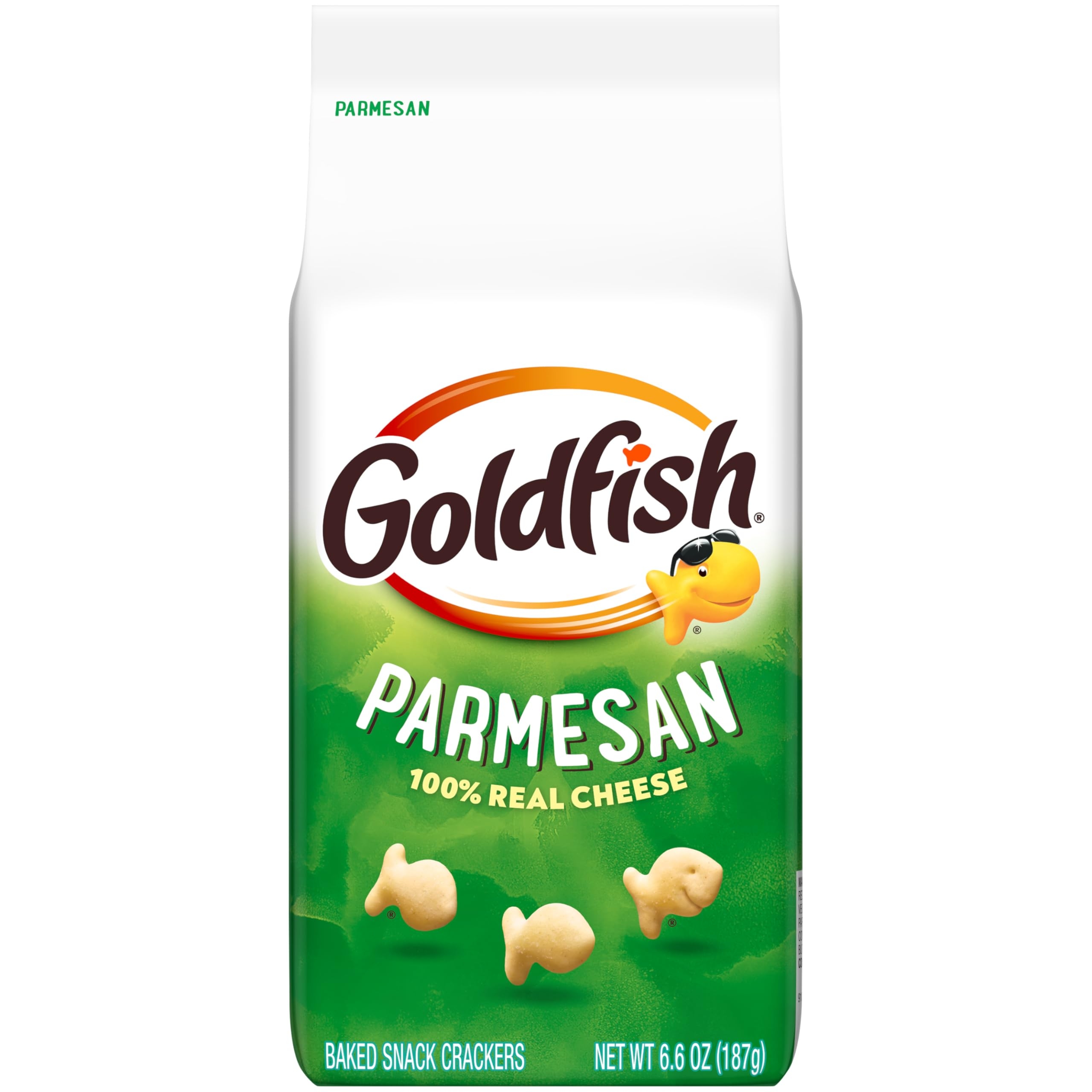 Goldfish Parmesan Crackers, Snack Crackers, 6.6 oz bag