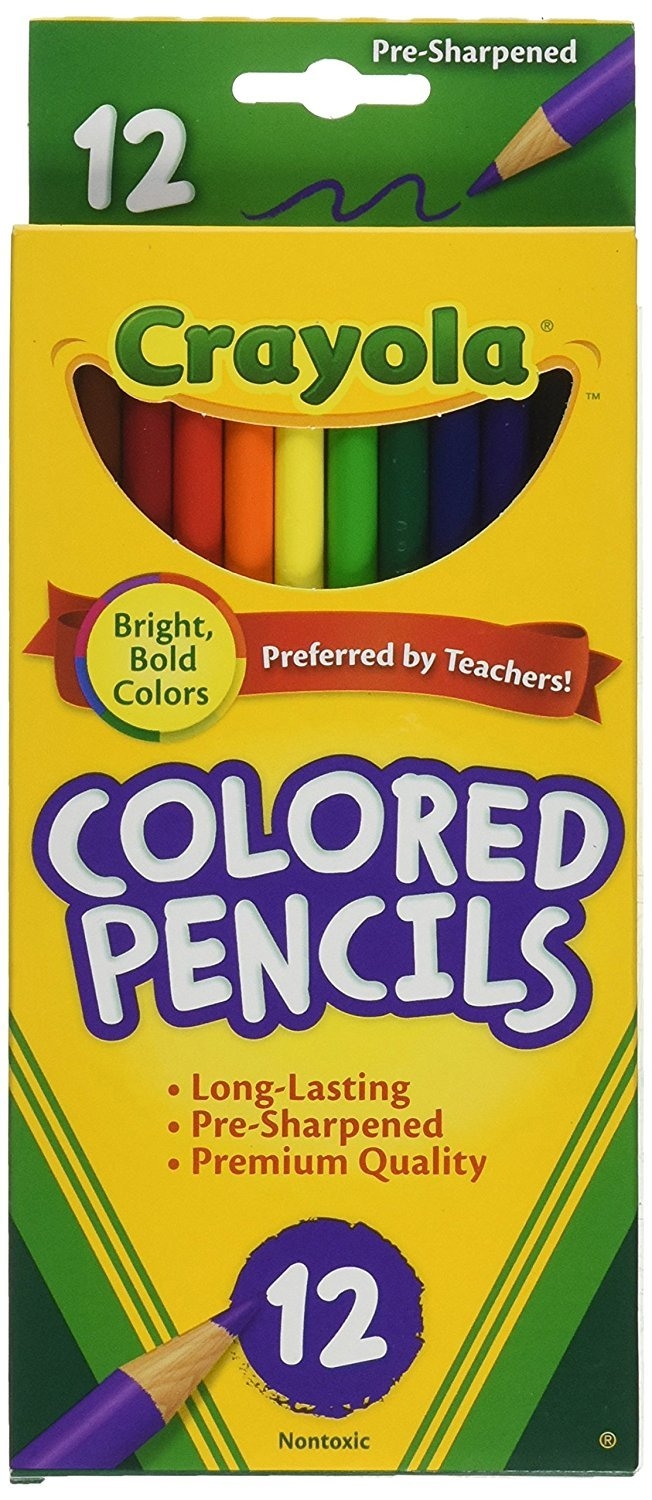Crayola 68-4012 Colored Pencils, 12-Count, Pack of 3, Assorted Colors