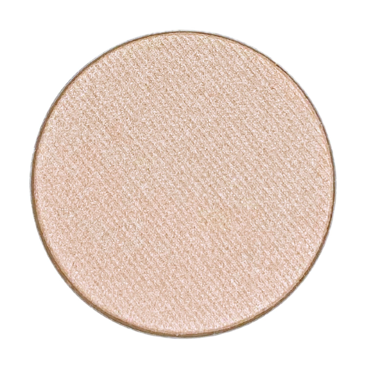 Honeybee Gardens Pressed Powder Eye Shadow Single Refill, Ninja Kitty, Pale Shimmering Champagne Pink, Long-Wearing, Creaseproof Mineral Color With Botanicals, 1.2g