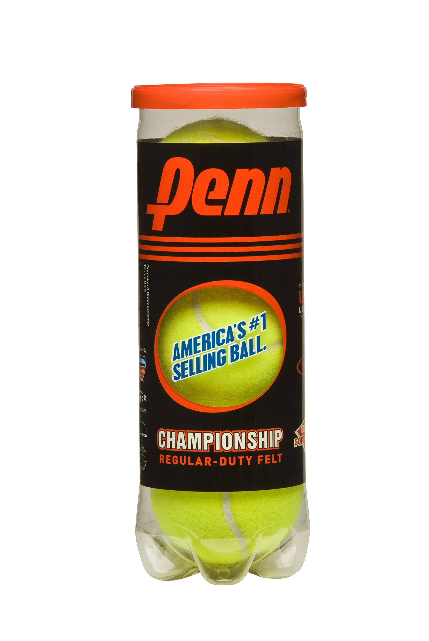 Penn Championship Tennis Balls - Regular Duty Felt Pressurized Tennis Balls