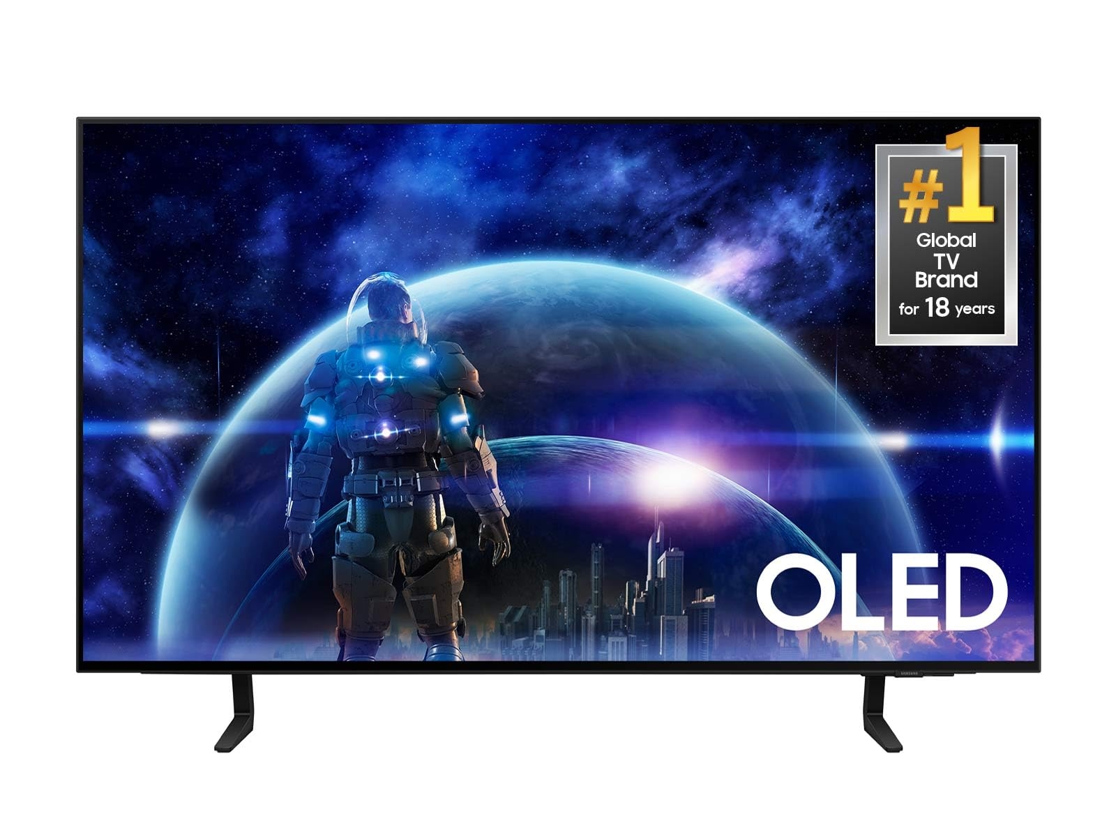 SAMSUNG 48-Inch S90D Series OLED Smart TV QN48S90D, Alexa Built-in, 4K, 4K AI Upscaling, 2024 Model, Class, HDR, w/Dolby Atmos, Object Tracking Sound Lite, Motion Xcelerator, Real Depth Enhancer