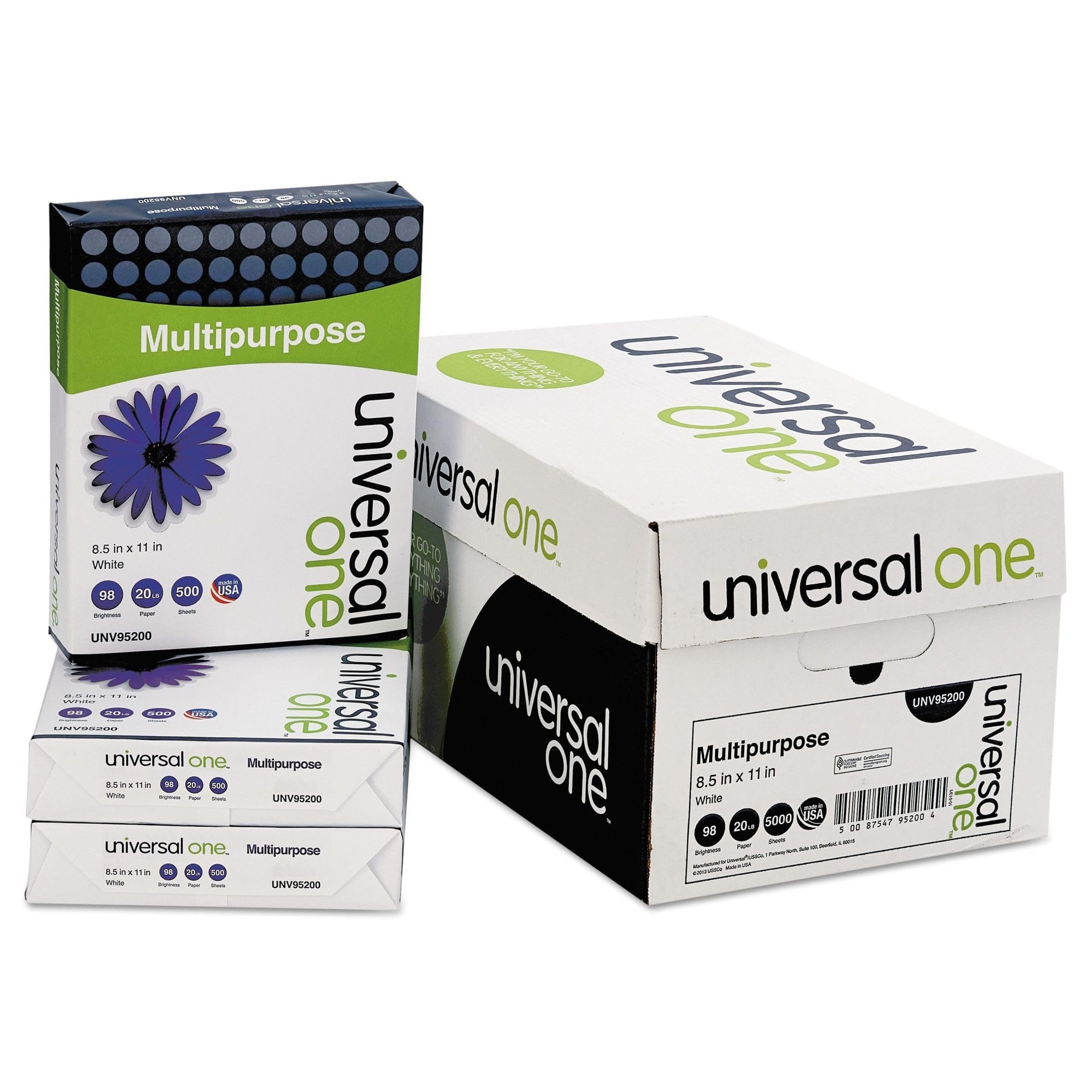 Multipurpose Paper, 5000 Sheets/Carton