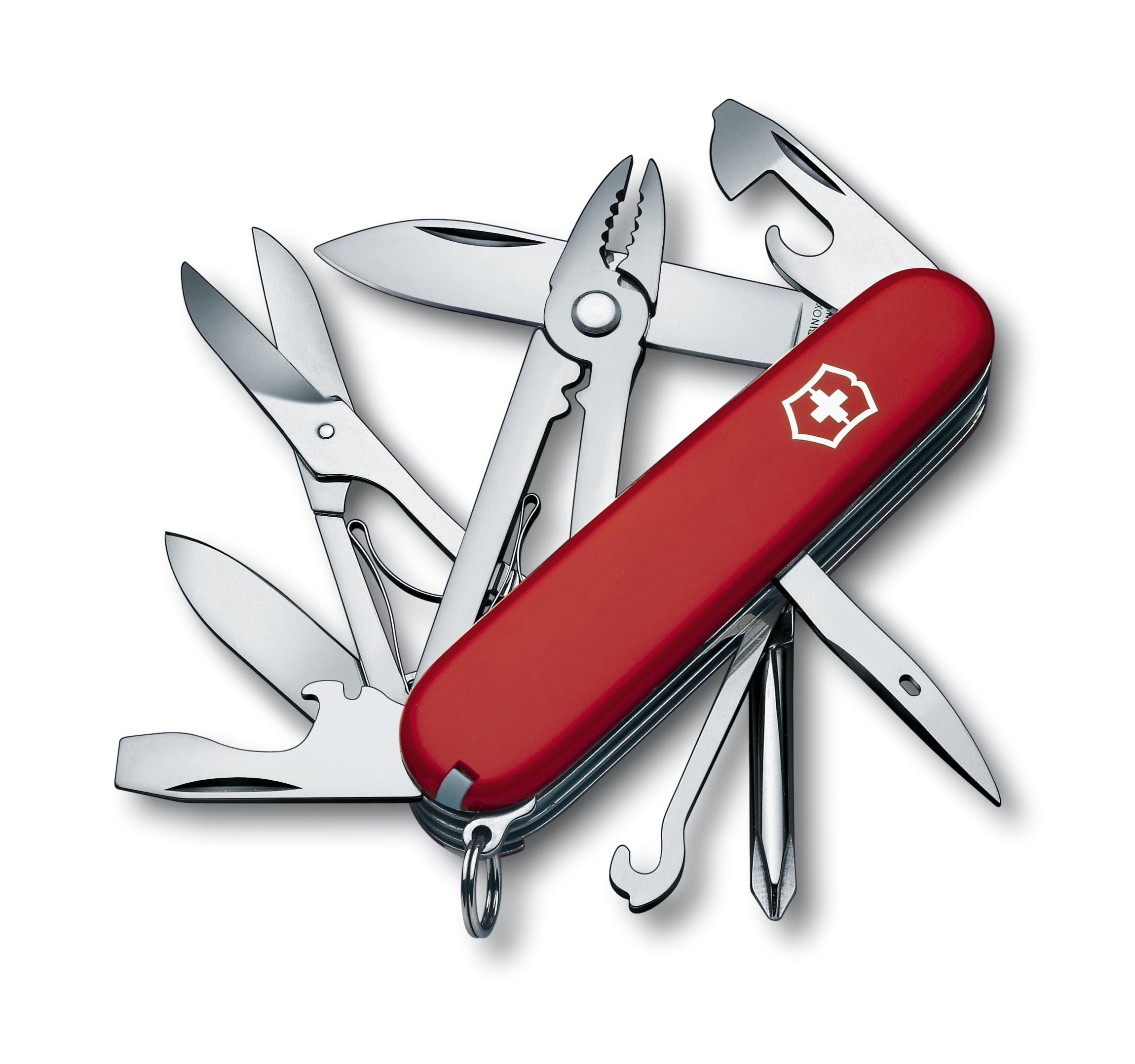 Victorinox Swiss Army Multi-Tool, Tinker Pocket Knife , Red, 91mm