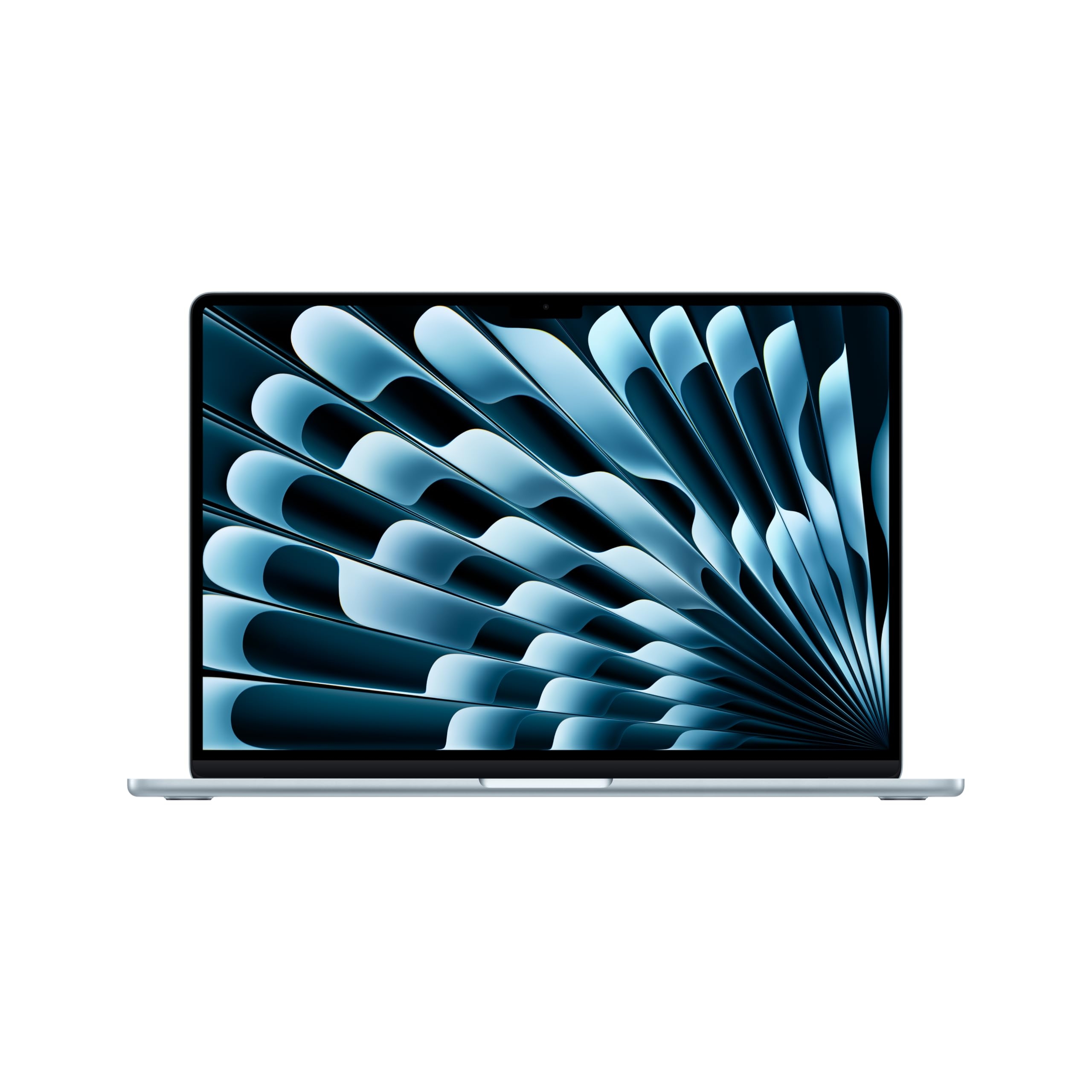 Apple 2025 MacBook Air 15-inch Laptop with M4 chip: Built for Apple Intelligence, 15.3-inch Liquid Retina Display, 16GB Unified Memory, 256GB SSD Storage, 12MP Center Stage Camera, Touch ID; Sky Blue
