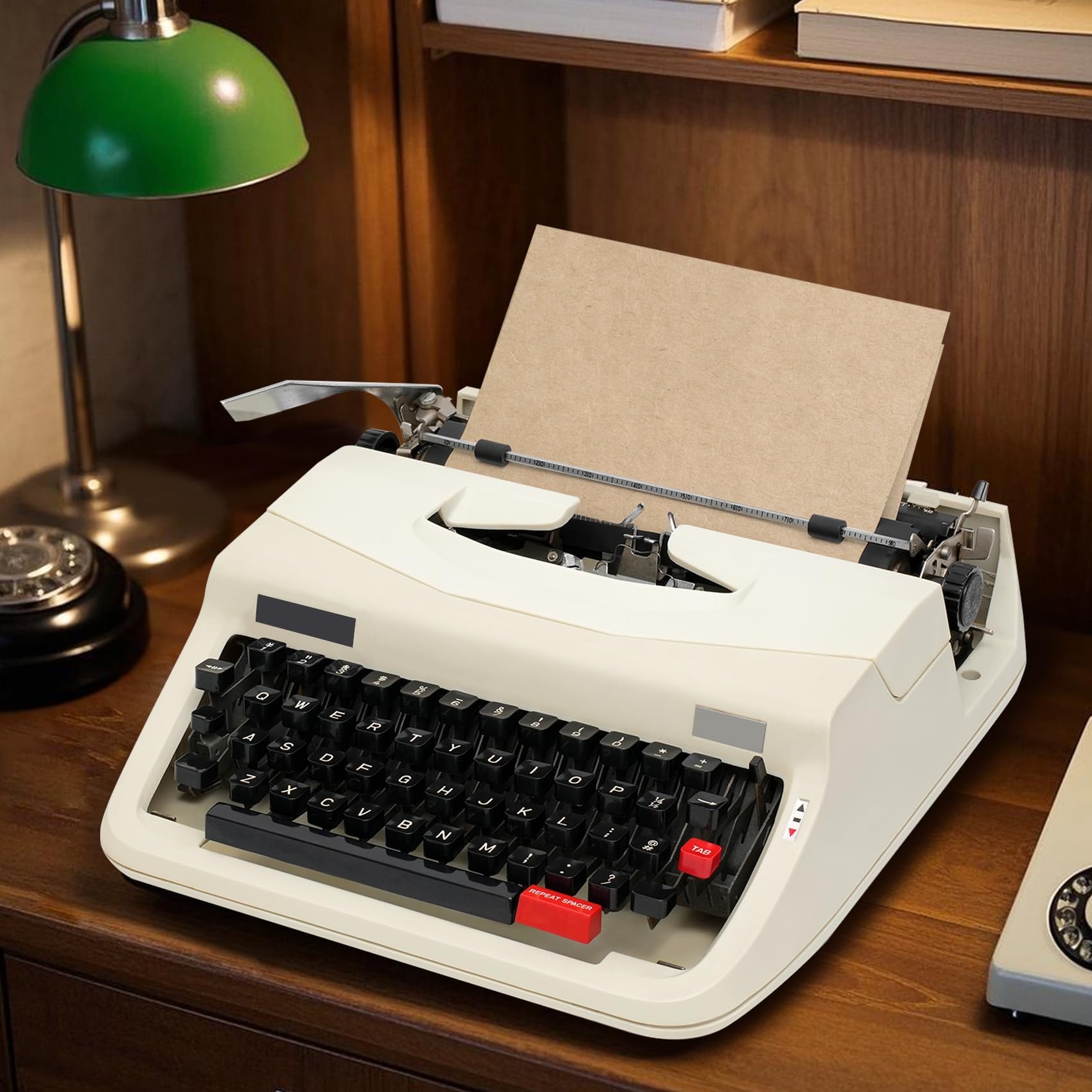 [Vintage Collector's Pick] Vintage Manual Typewriter (Individually Restored Standard Model) — Retro Artistry/Children's Mechanical Guide/Geniune Keystroke Sensation