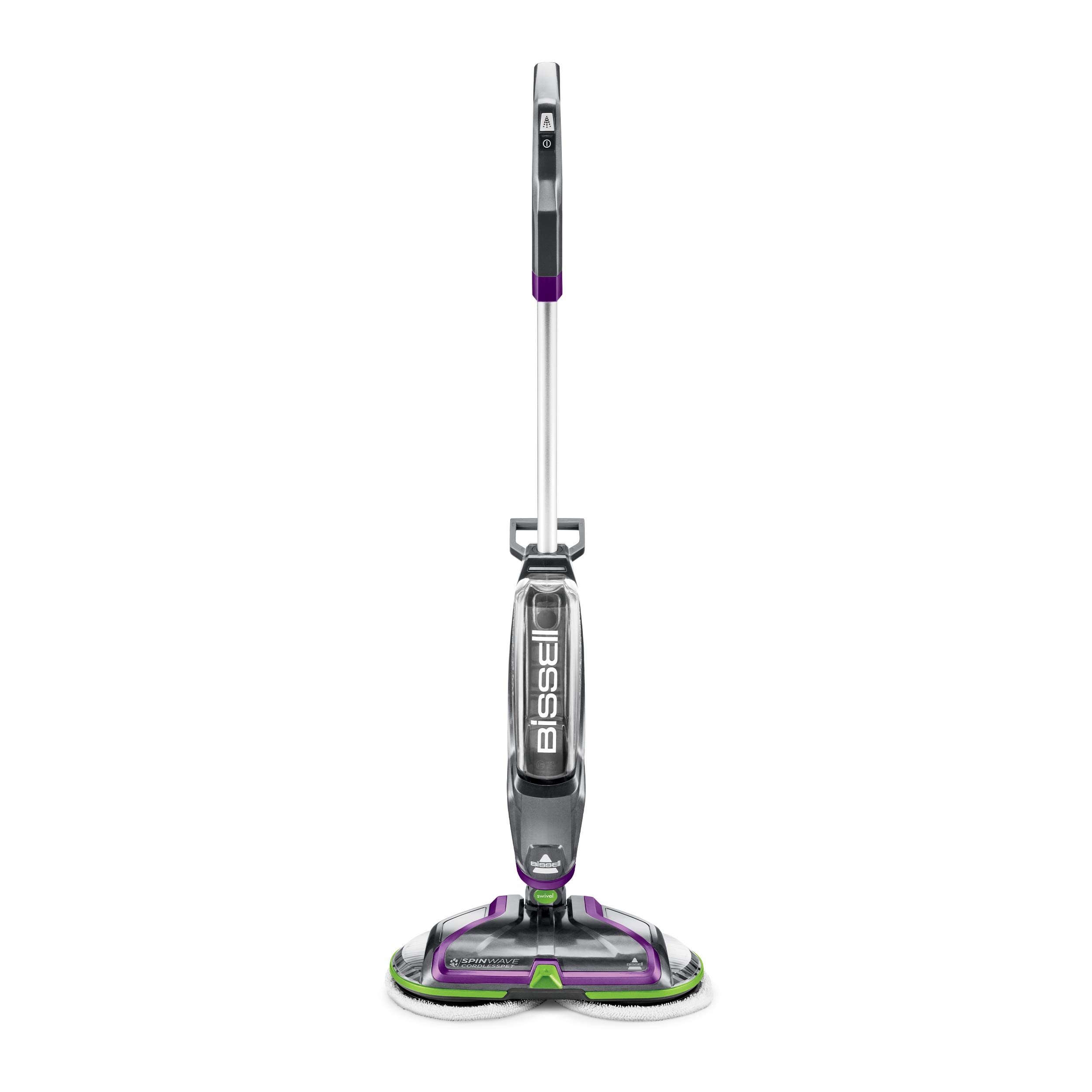 BISSELL® Spinwave Cordless Pet Hard Floor Spin Mop Cleaner 18V with washable mop pads for sealed hard floors, 23157