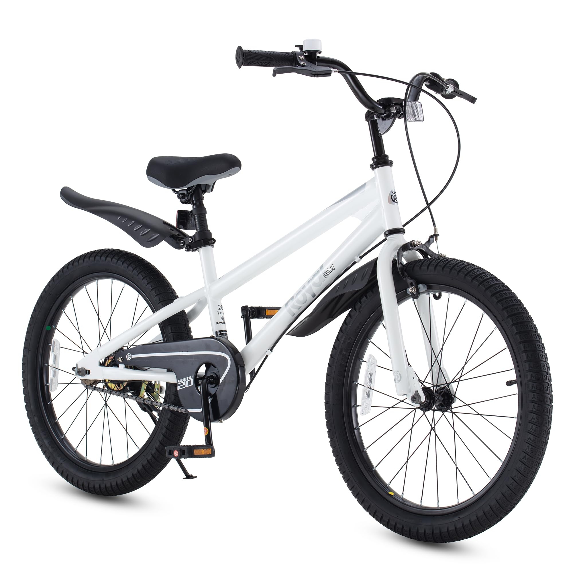 RoyalBaby Kids Bike EZ Balance to Pedal Dual Handbrake Toddlers Boys Girls Bicycle 12-20 Inch for Age 3-10 Years