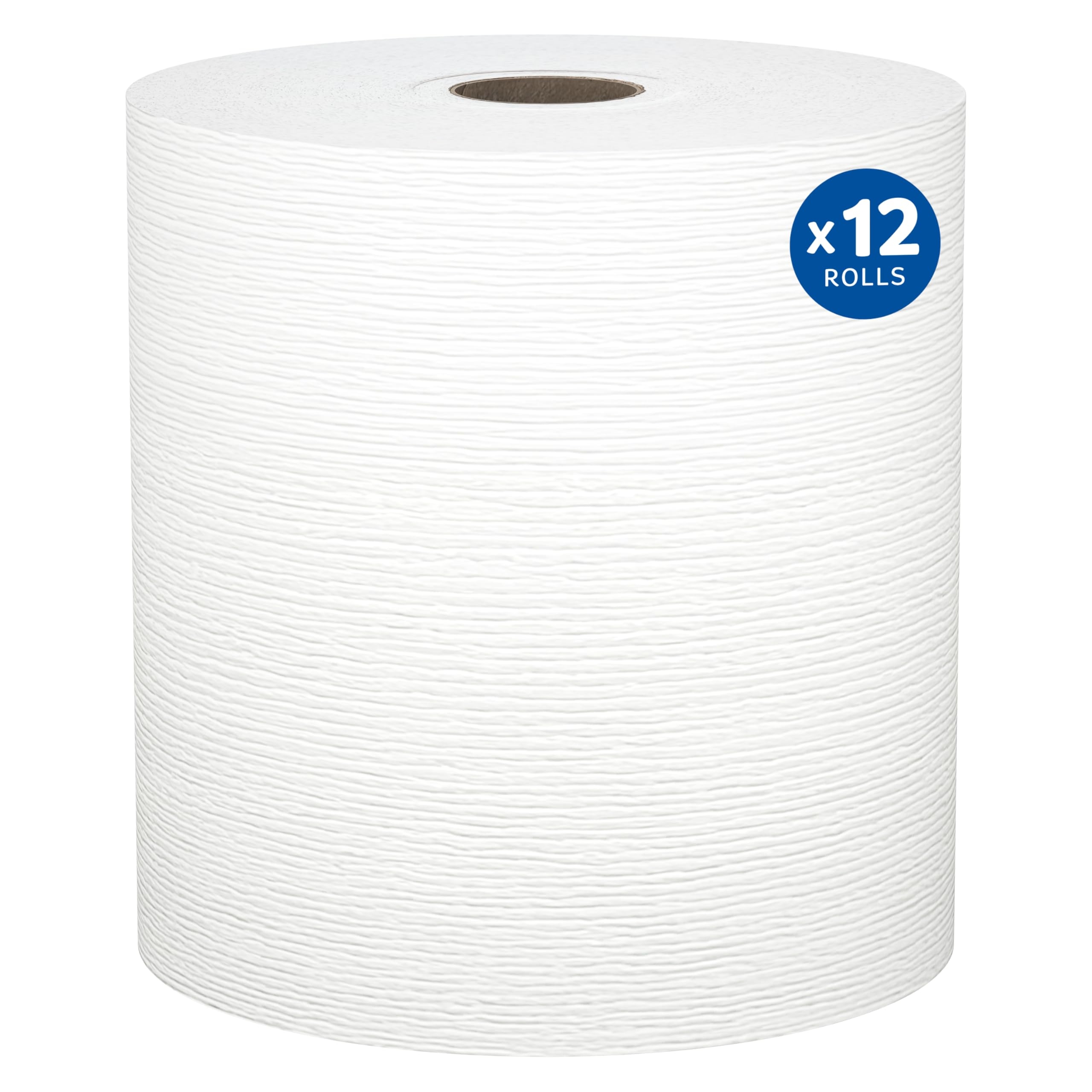 Kleenex Professional Universal Hard Roll Paper Towels, Bulk (01080), 1.5" Core, Premium Absorbency Pockets, White (12 Rolls at 425' Each, 5,100'/Case)