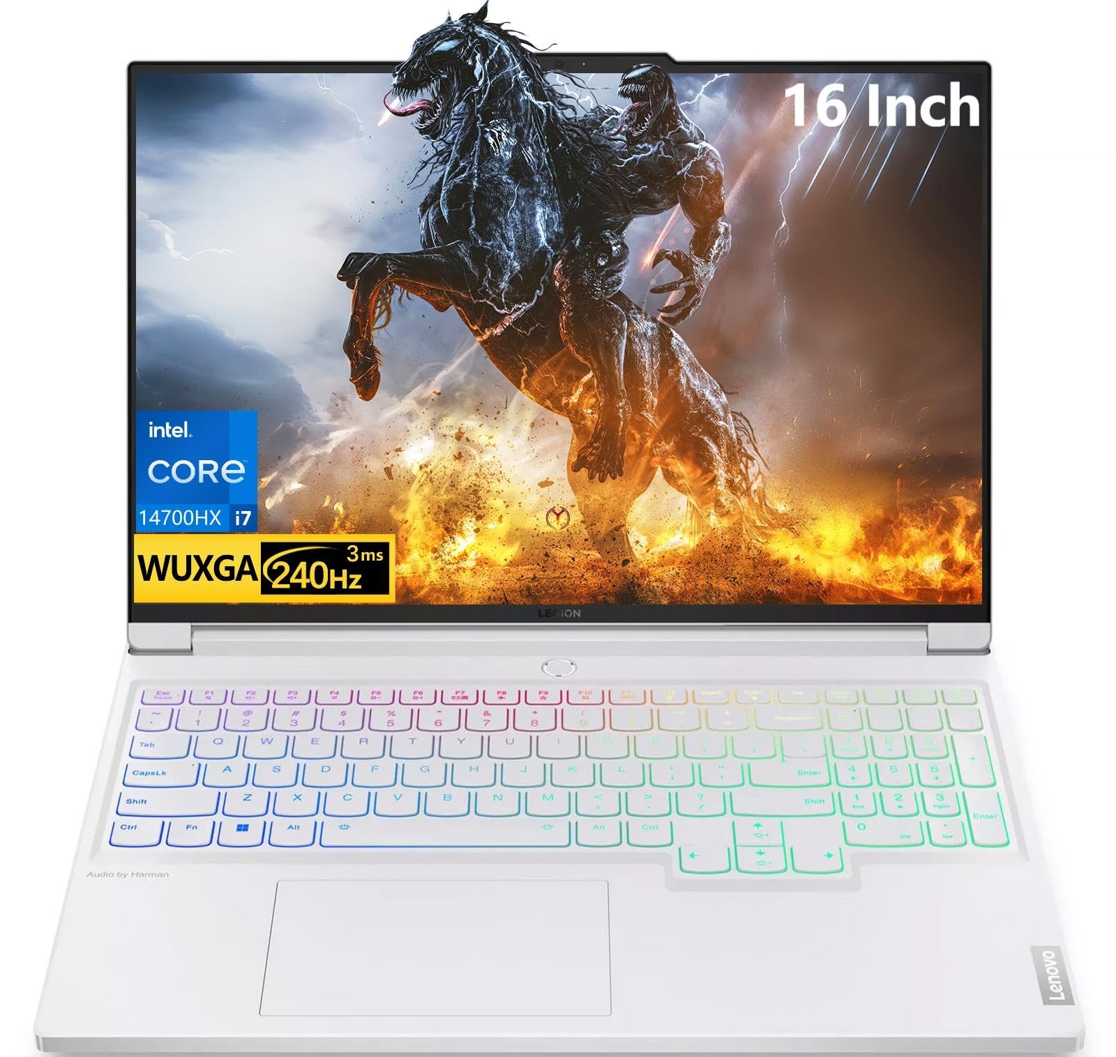 Lenovo Legion 7i 16 Inch Gaming Laptop, Intel i7-14700HX(Up to 5.5 GHz, Beat i9-13900HX), NVIDIA RTX 4060, 16" LCD IPS WQXGA 240Hz, 32 GB DDR5, 2 TB SSD, Wi-Fi 6E, Windows 11 Pro, MS Office Pro 2024