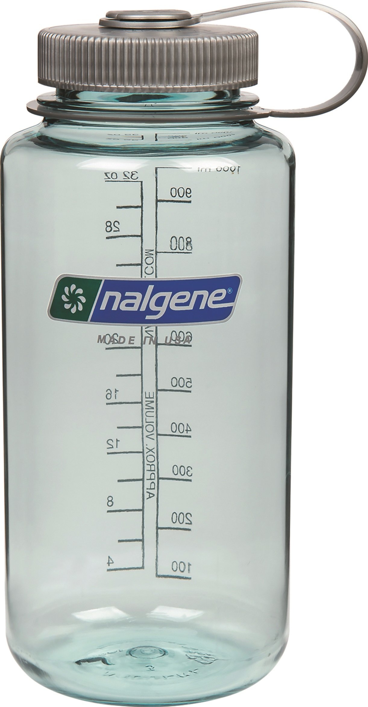 Nalgene Sustain Tritan BPA-Free Water Bottle Made with Material Derived from 50% Plastic Waste, 32 OZ, Wide Mouth