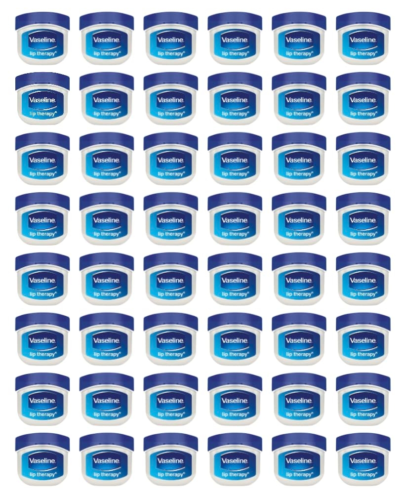 Vaseline Original Pure Skin Jelly, .25 Ounces, Counter Display (48 Pieces)