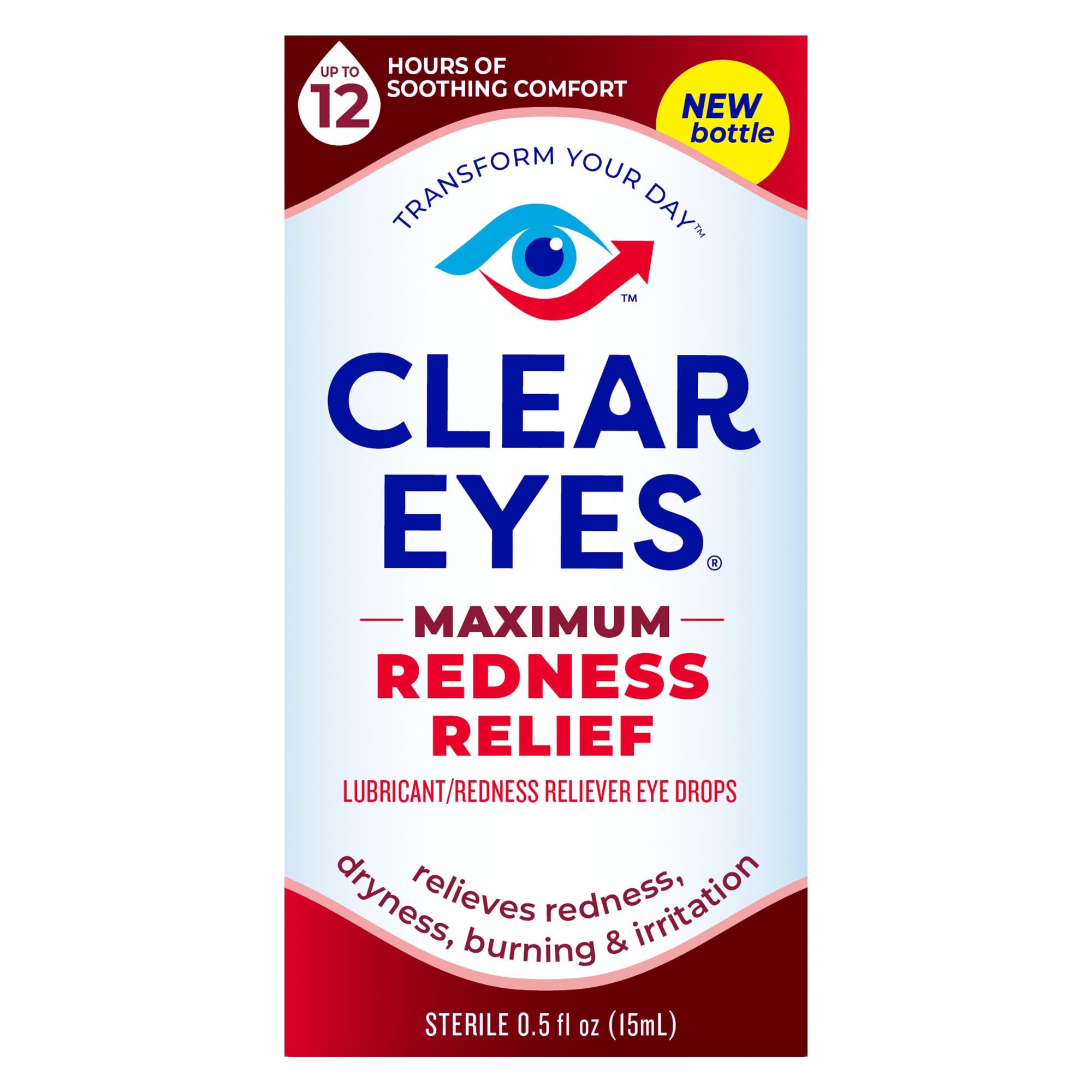 Clear Eyes | Maximum Redness Relief Eye Drops | 0.5 FL OZ