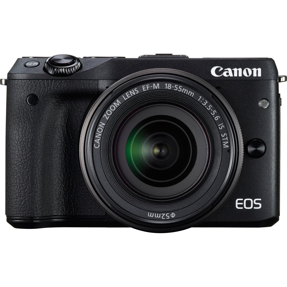 Canon EOS M3 Mirrorless Camera Kit with EF-M 18-55mm Image Stabilization (is) STM Lens - Wi-Fi Enabled (Black)