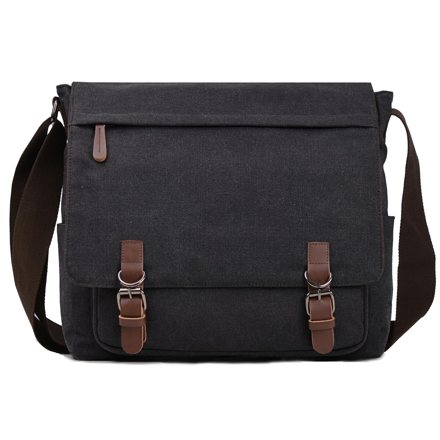 Canvas Messenger Bag for Men Women,Travel Satchel Shoulder bag 15.6 Inch Laptop Bag briefcase Business