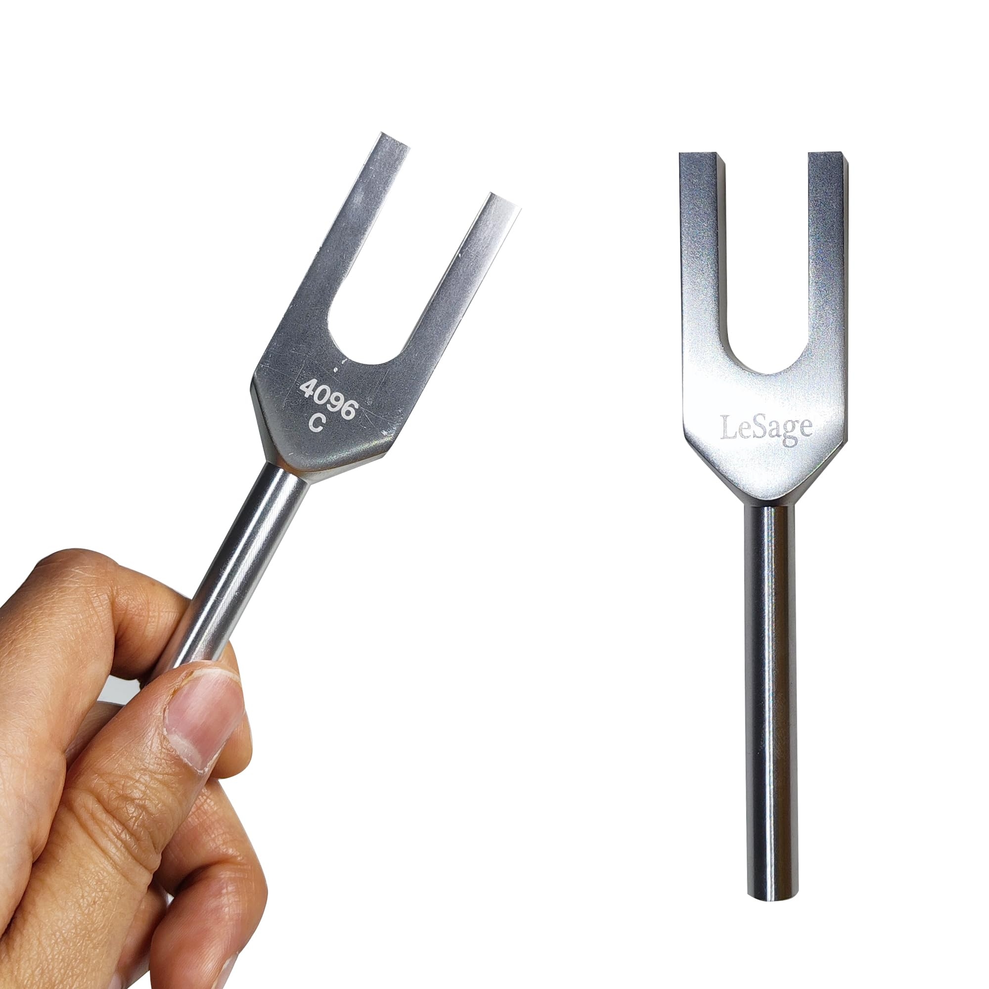 LeSage 4096hz Tuning Fork with Hammer for Healing, Medical-Grade Tuning Fork with Hammer Weight and Durability