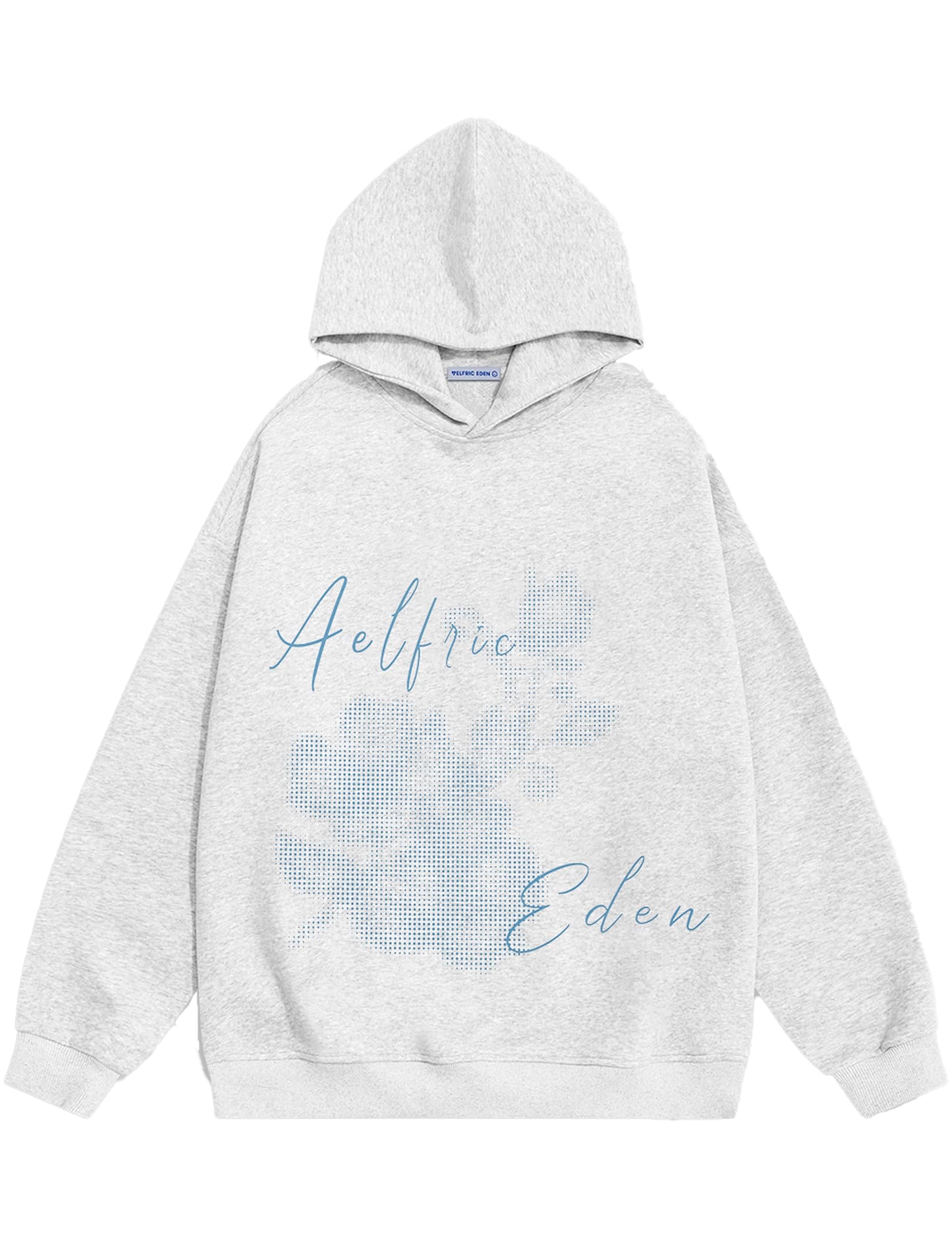 Aelfric Eden Blurring Flower Print Hoodie Womens Oversized Graphic Hoodies Y2K Floarl Solid Pullover Hooded Sweatshirt Unisex