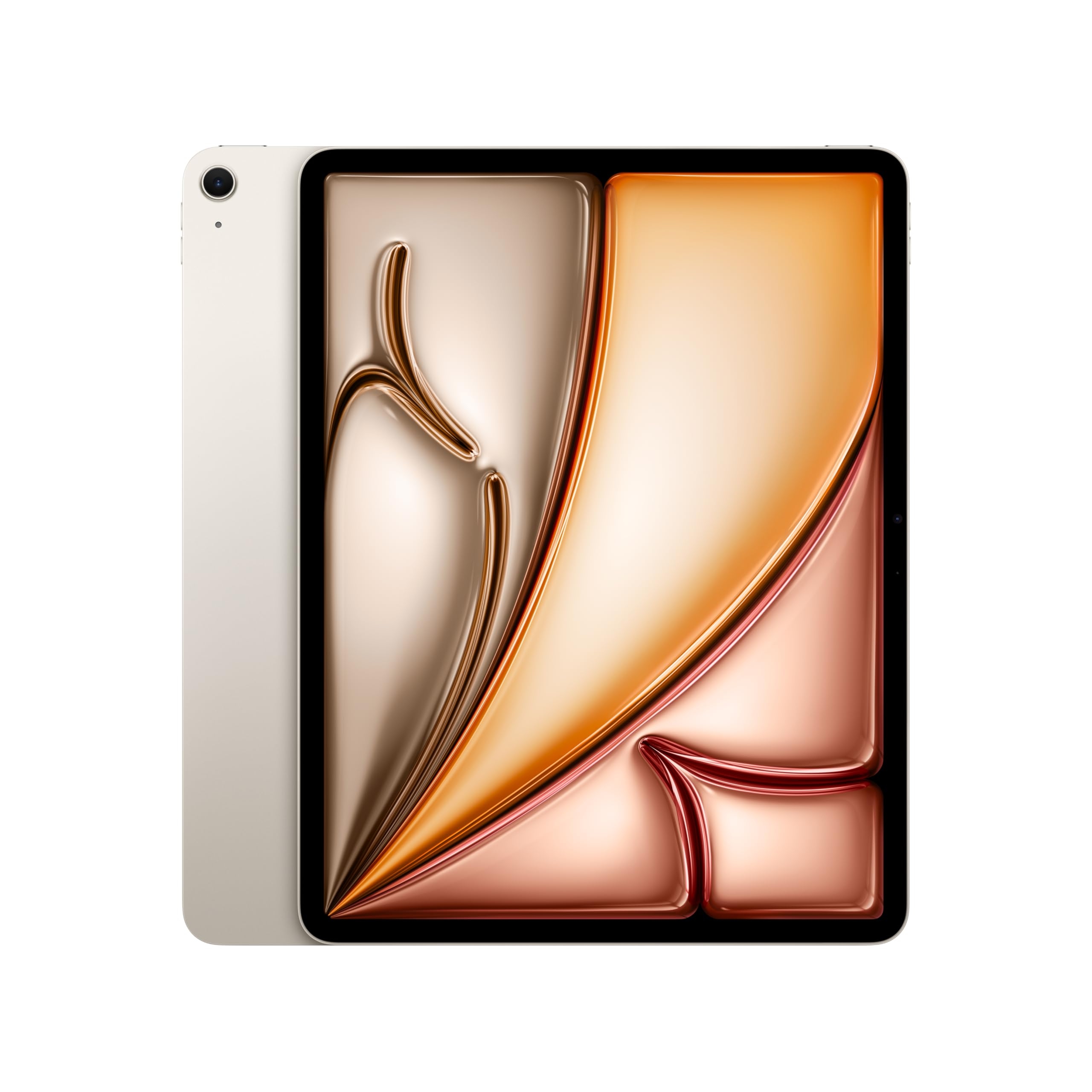Apple iPad Air 13-inch with M3 chip Built for Apple Intelligence, Liquid Retina Display, 256GB, 12MP Front/Back Camera, Wi-Fi 6E, Touch ID, All-Day Battery Life — Starlight