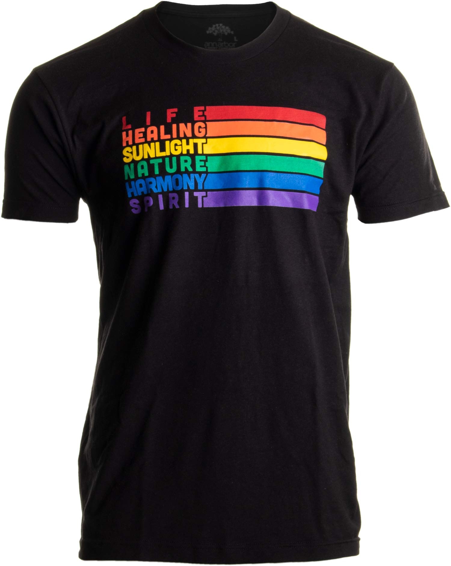 Pride Flag Meaning | Lesbian Gay Bisexual Transgender LGBTQ Men Women T-Shirt