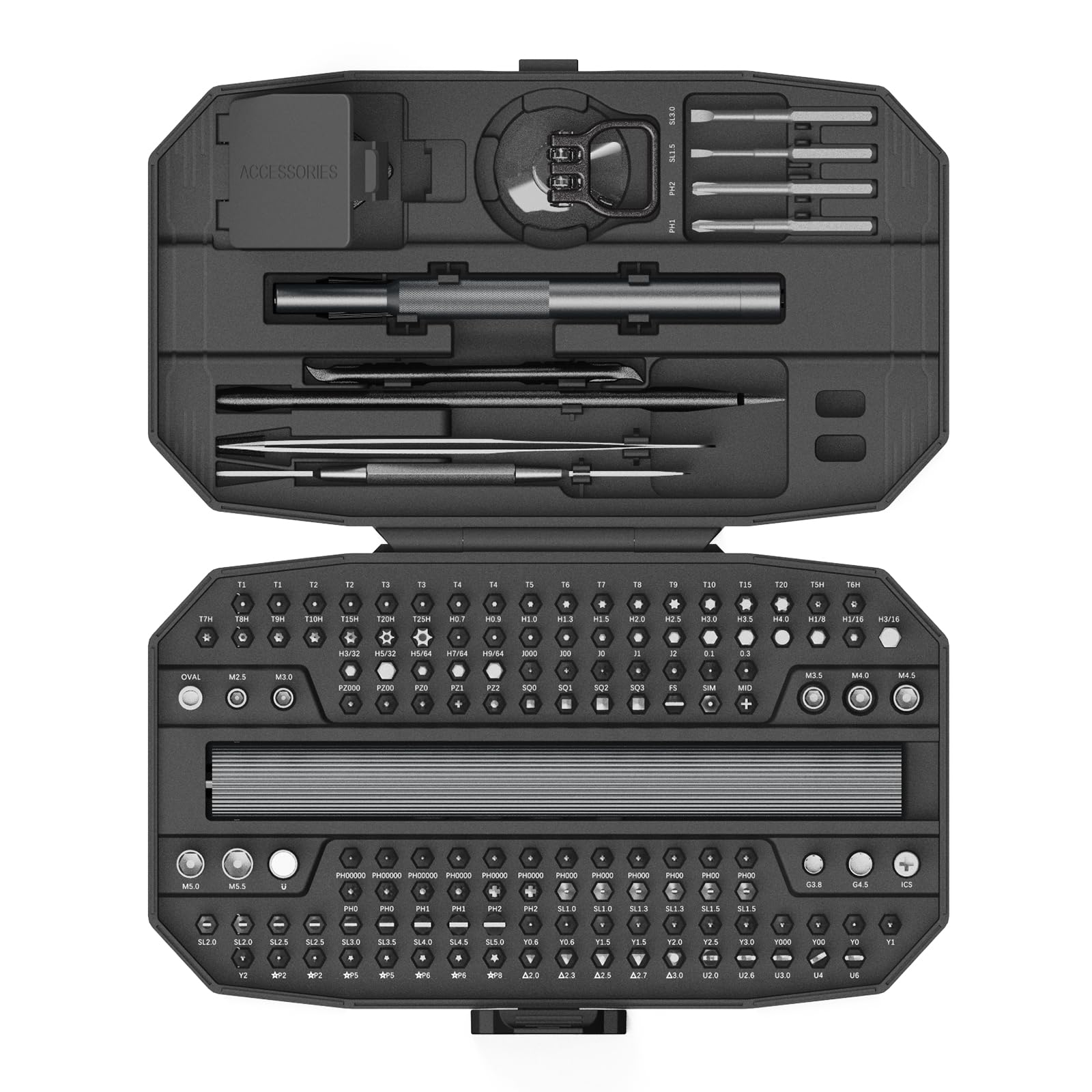 Precision Electric Screwdriver Set,160-in-1 Mini Electric Screwdriver,650mAh Rechargeable Screwdrivers,S2 Magnetic Bit,3 Torque Settings,Repair Tool Kit for Computer Phone Laptop Camera Watch Glasses