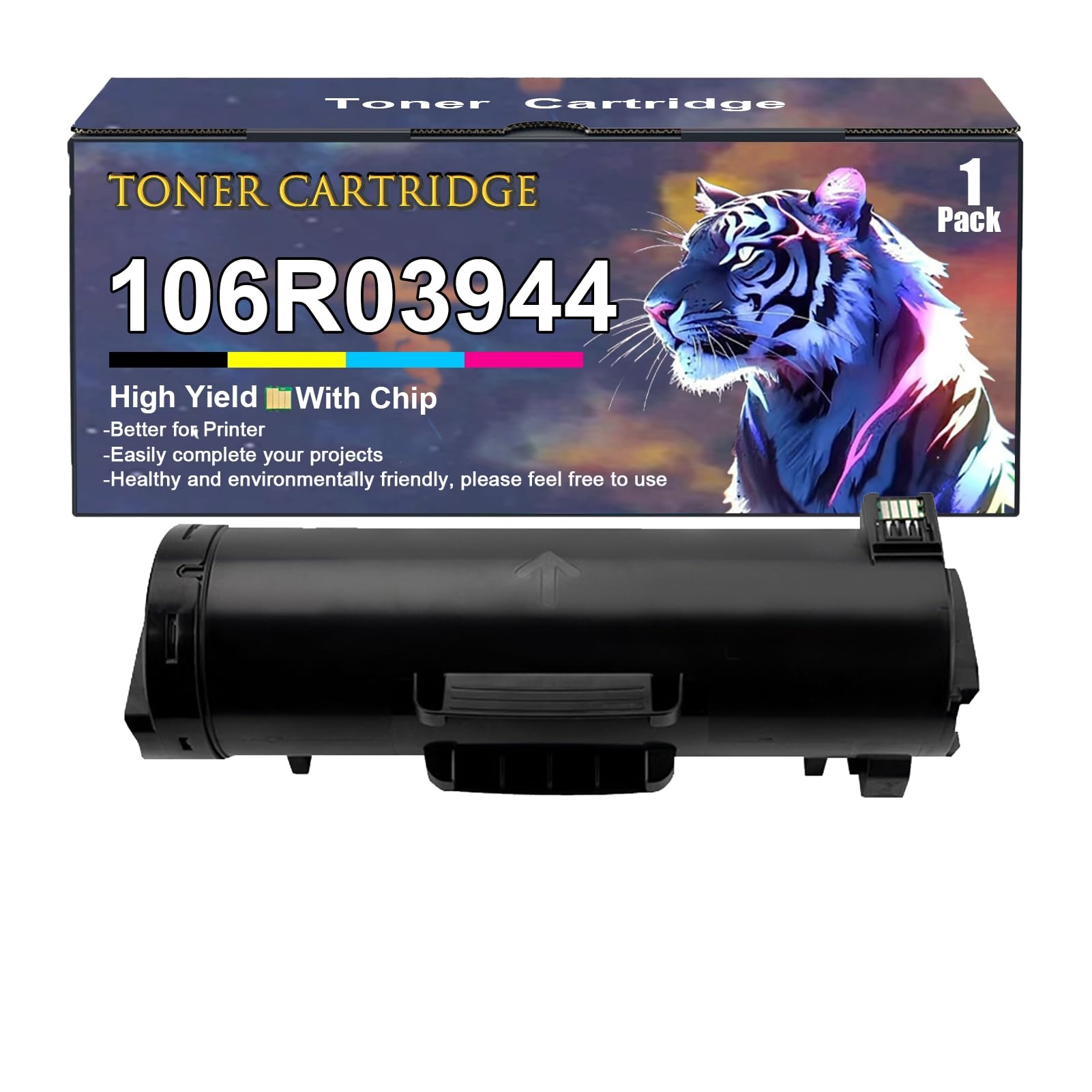 106R03944 Toner Cartridge Compatible for Xerox 106R03944 Black Toner Cartridges High Yield Work for Xerox VersaLink B600 B610 B605 B615 Printers 1 Pack