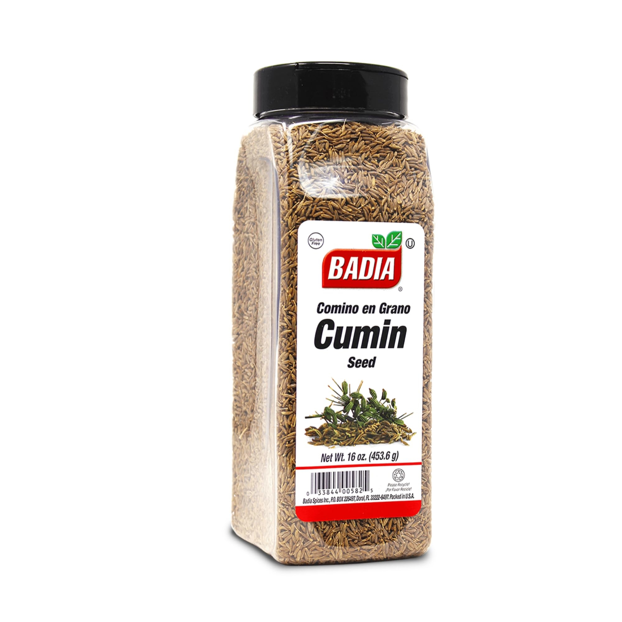 Badia Cumin Seeds, 16 oz - Whole Seed, Aromatic Flavor for Cooking, Spice Blends & Seasonings