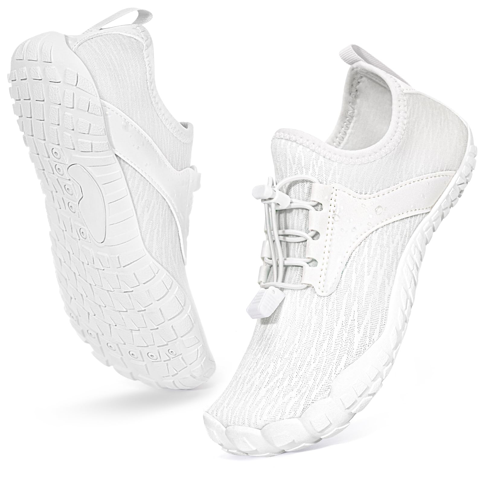 Yoyumtz Hike Barefoot Water Shoes Women Men, Newly Water-Drops Pattern Pro Minimalist Shoe Quick Dry Wide Toe Breathable & Non-Slip for Hiking Beach Aqua Surf Swim