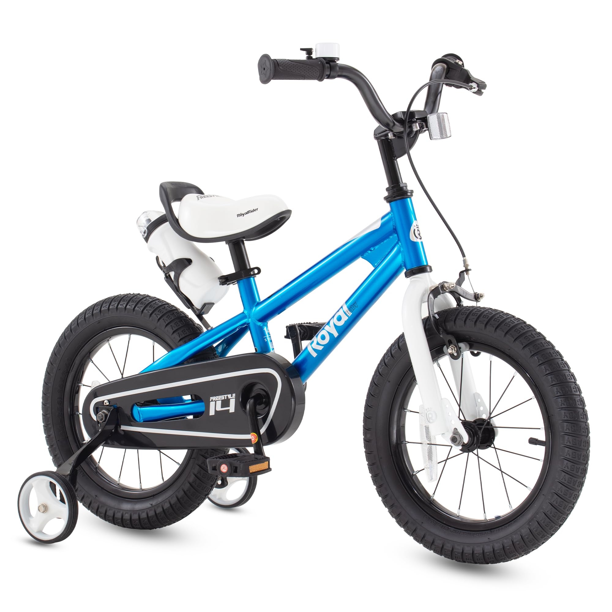 RoyalBaby Kids Bike EZ Freestyle Training Free Balance to Pedal Easy Learning Bicycle, 12-18 Inch for Toddlers to Big Kids