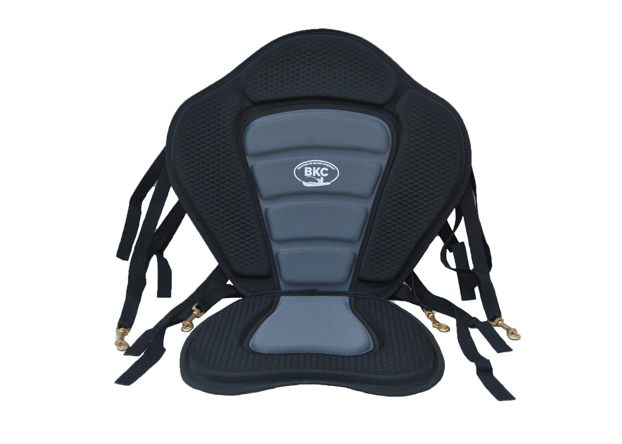 BKC UH-PS223 Universal Sit-On-Top Premium Memory Foam Padded Kayak Seat and Backrest with Adjustable Straps for Kayaking and Fishing by Brooklyn Kayak Company