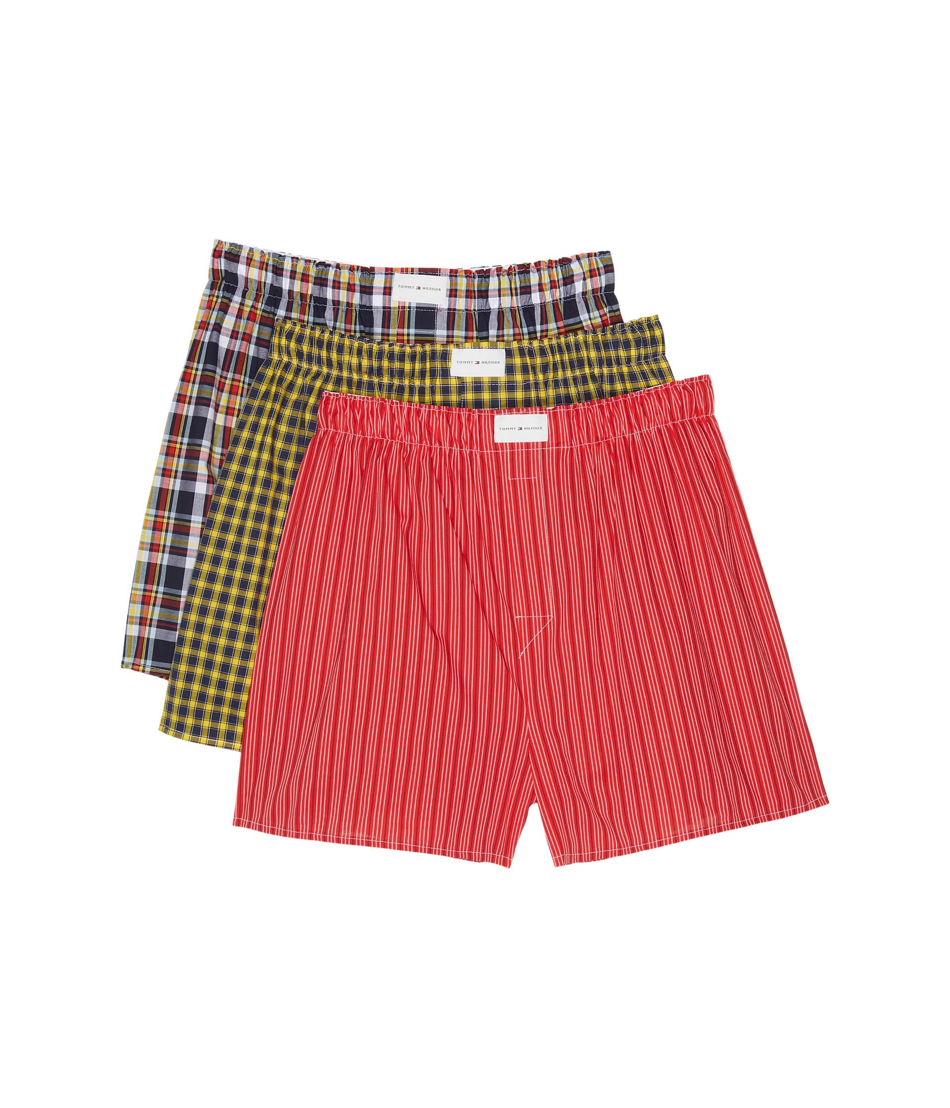 Tommy Hilfiger Men's Cotton Classic 3-Pack Woven Boxer