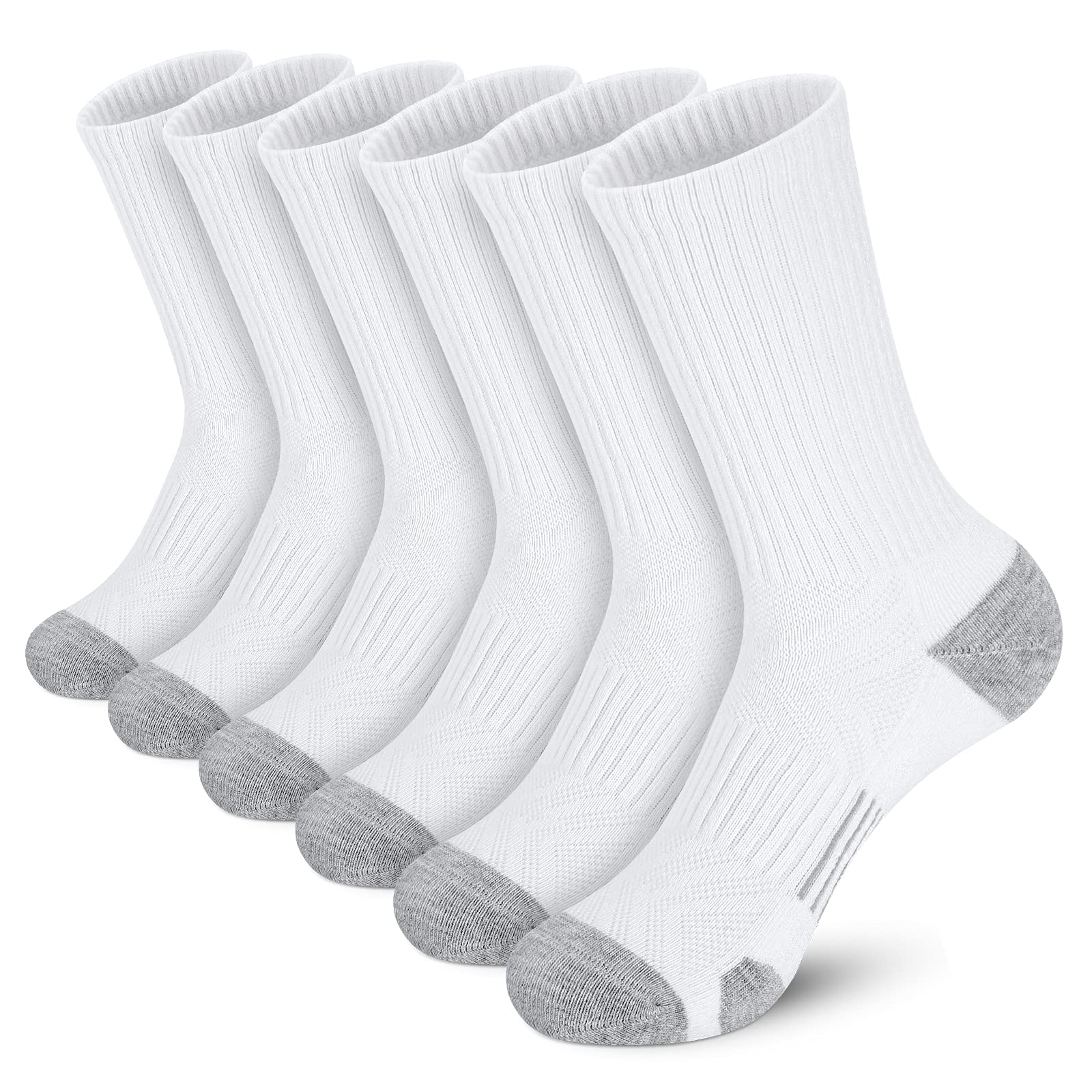 Felicigeely Running Crew Socks Cushion Breathable Athletic