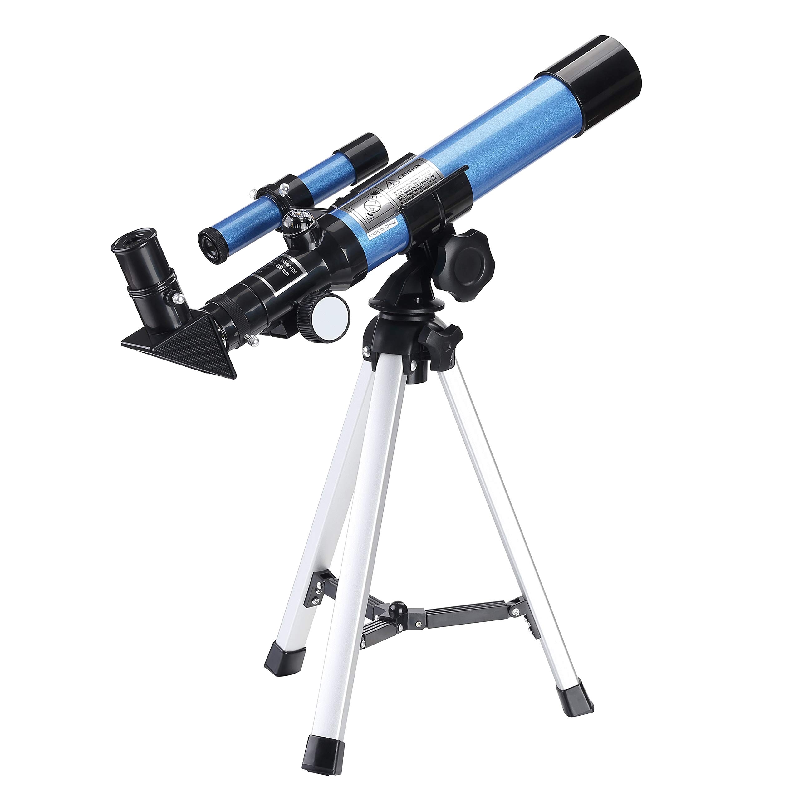 AOMEKIE Telescopes for Kids 40/400 with Tabletop Tripod 2 Eyepieces Portable Telescopes for Astronomy Beginners with Finderscope and Compass for Kids Over 8 Years Old,Space Toys, Gifts