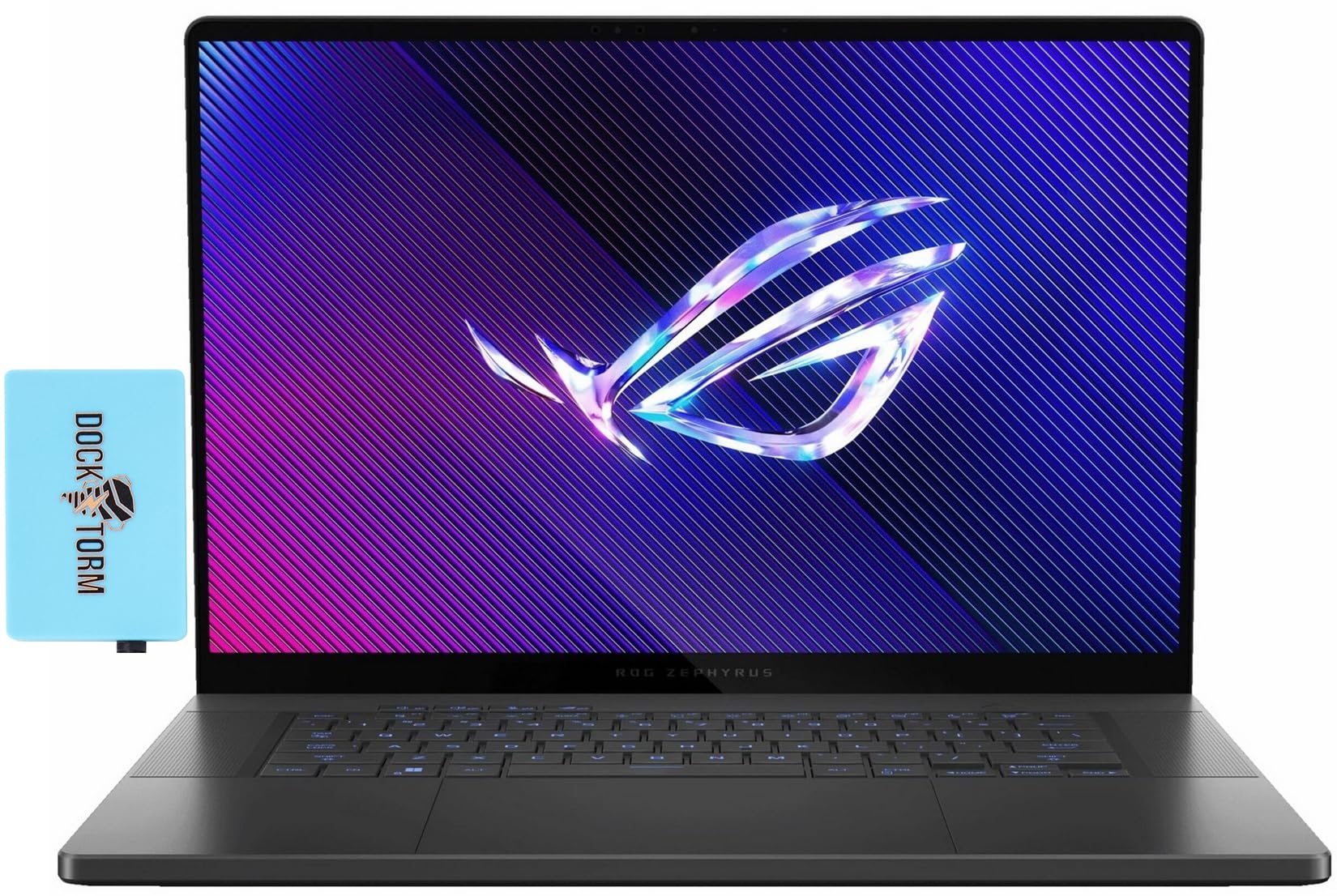 ASUS ROG Zephyrus G16 16.0" 240Hz OLED WQXGA Gaming Laptop (Intel Ultra 9-185H, RTX 4090 16GB, 32GB LPDDR5X RAM, 2TB PCIe SSD, RGB Backlit KB, Thunderbolt 4, WiFi 6E, BT 5.3, Win 11 Pro) /w DKZ Hub