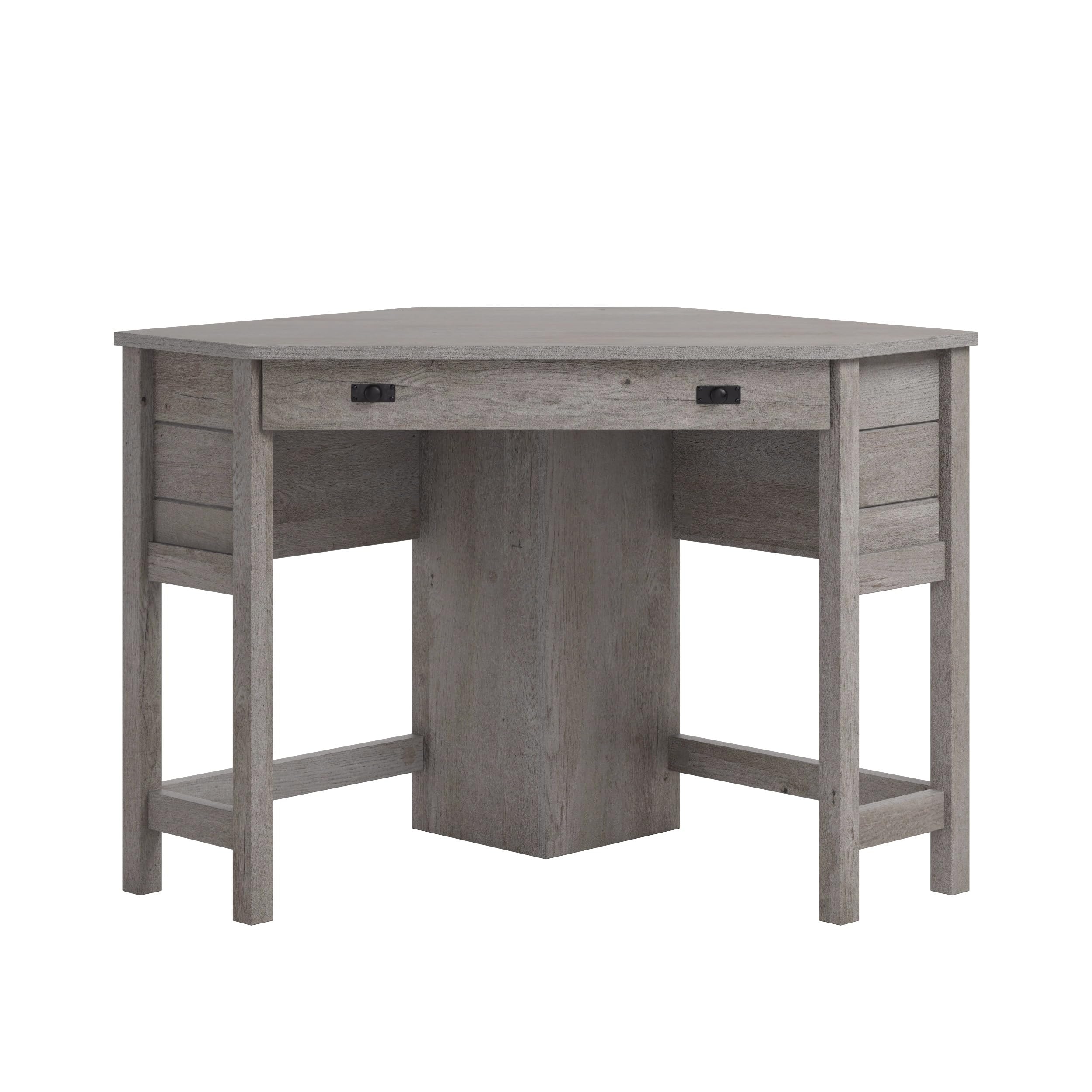 Sauder Cottage Road Space Saving Corner Computer Desk, Mystic Oak Finish