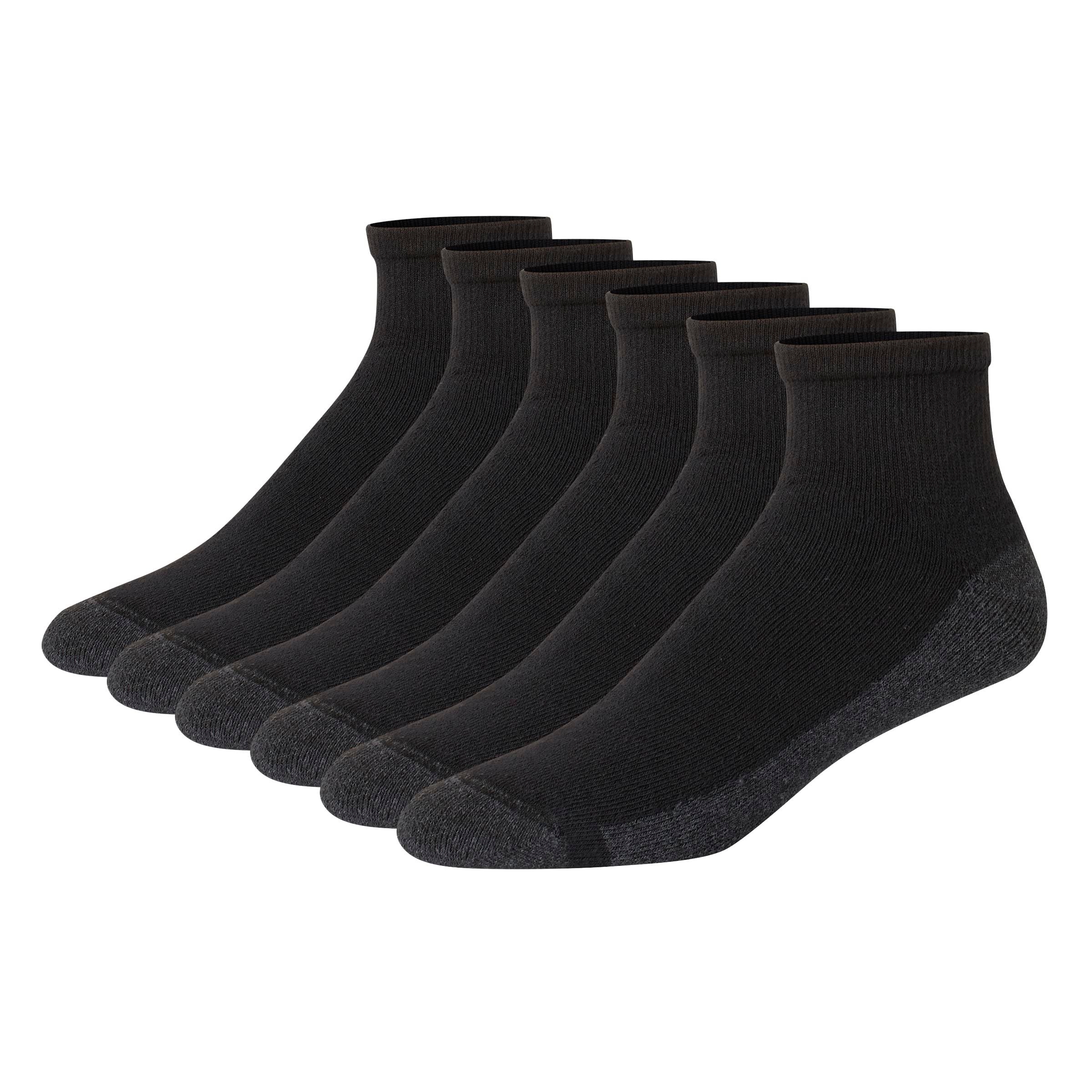 Hanes Men's Max Cushioned Ankle Socks, Multipacks