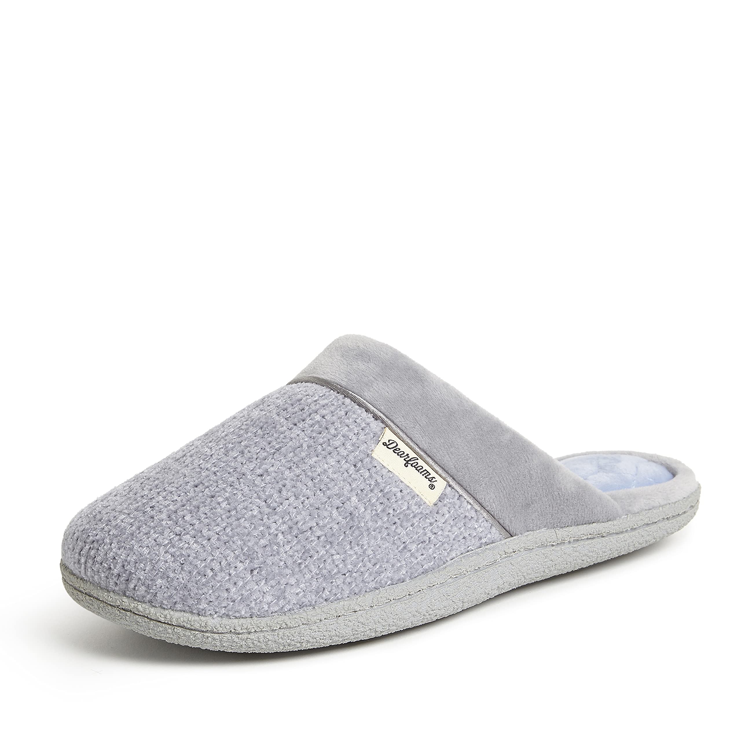 Dearfoams Women's Samantha Knit Closed Toe Scuff Slipper