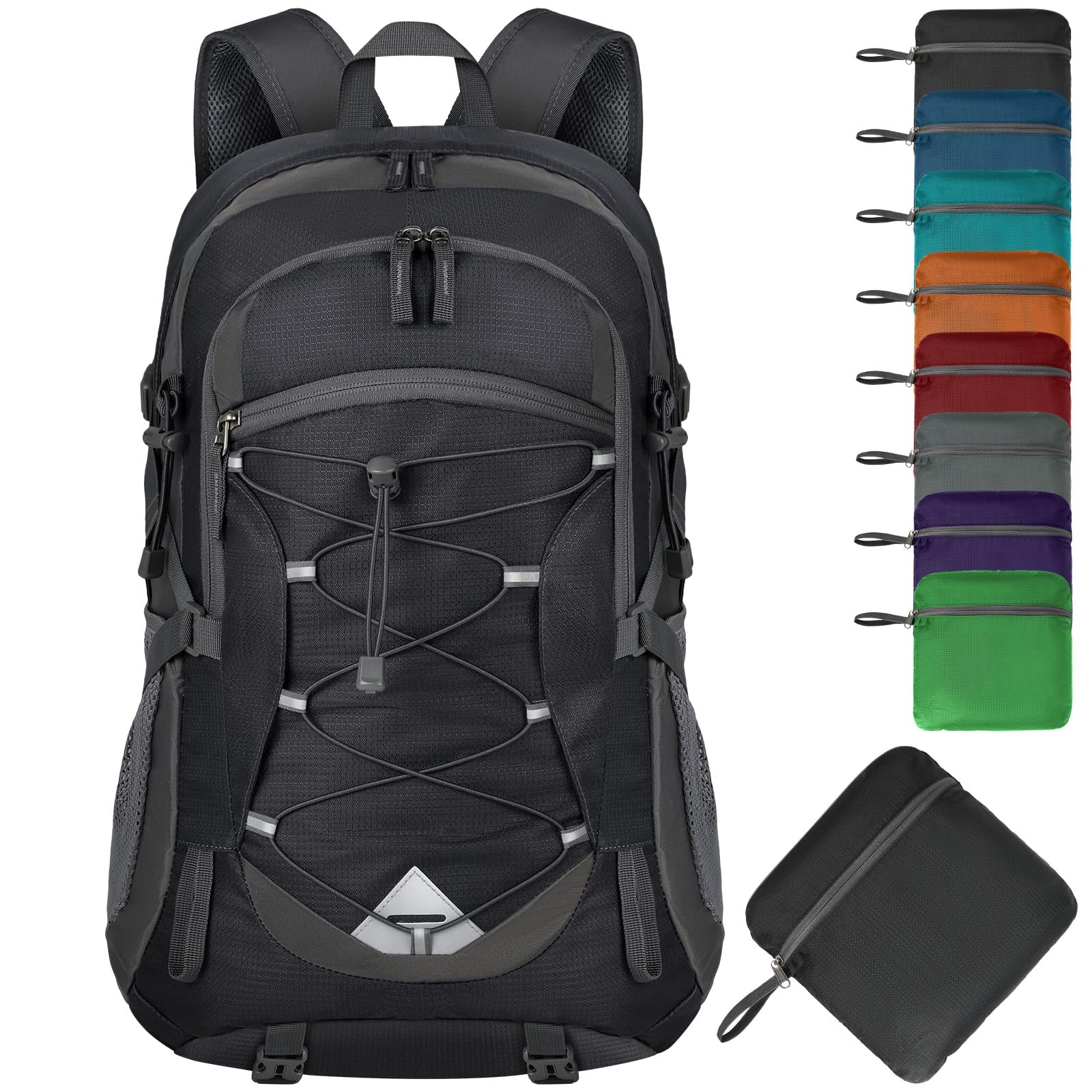 IGOLUMON Hiking Backpack 40L Packable Lightweight Camping Backpack Men Women Waterproof Hiking Daypack Outdoor Travel Daypack