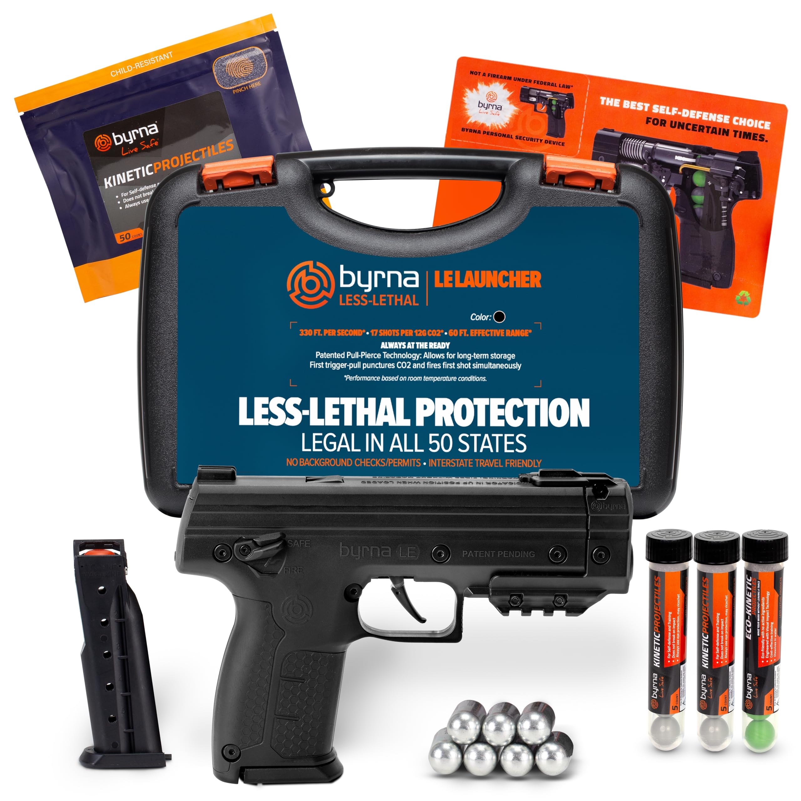 Byrna LE - Kinetic Ultimate Bundle | Less-Lethal Self-Defense & Home Defense Device