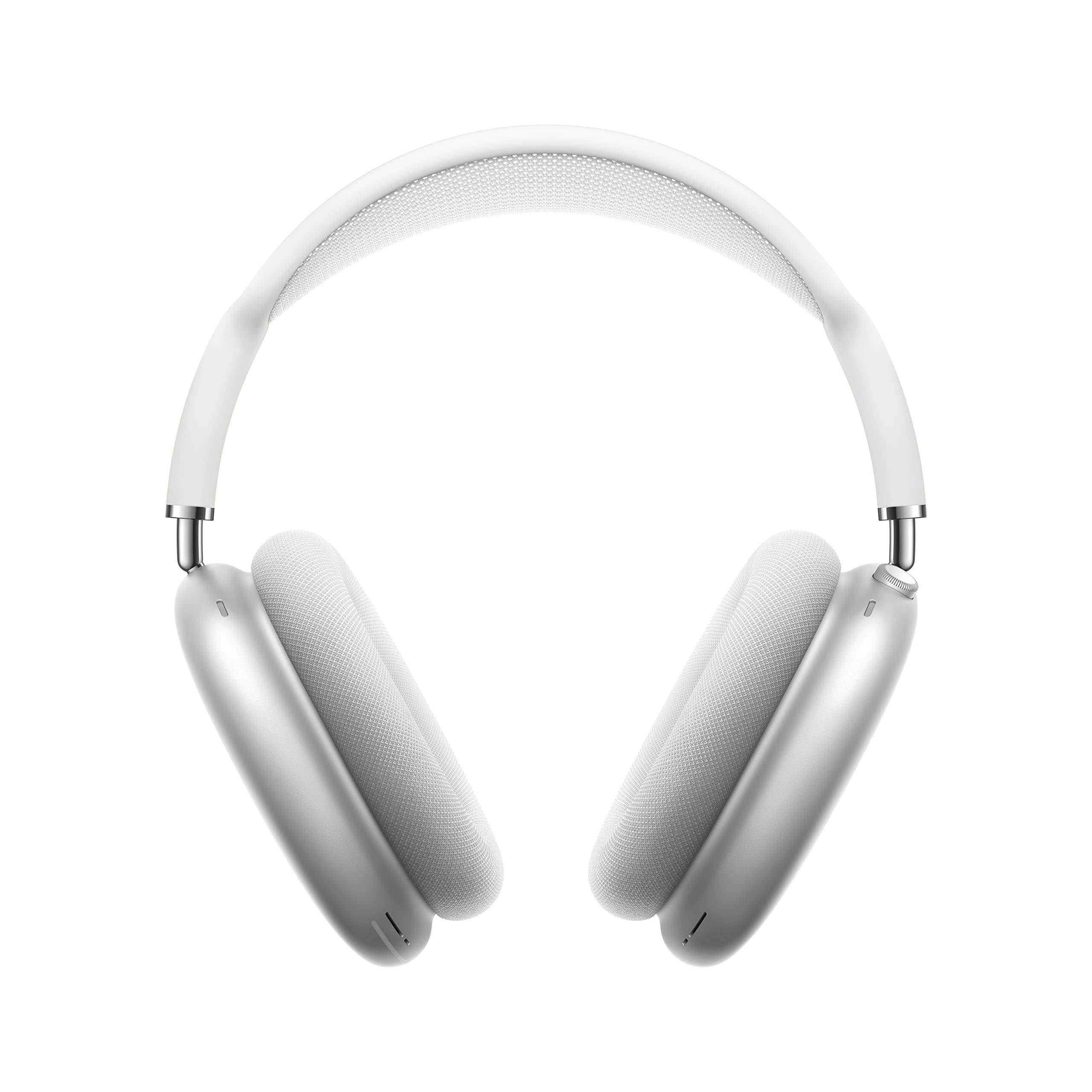 Apple AirPods Max Wireless Over-Ear Headphones, Active Noise Cancelling, Transparency Mode, Personalized Spatial Audio, Dolby Atmos, Bluetooth Headphones for iPhone – Silver