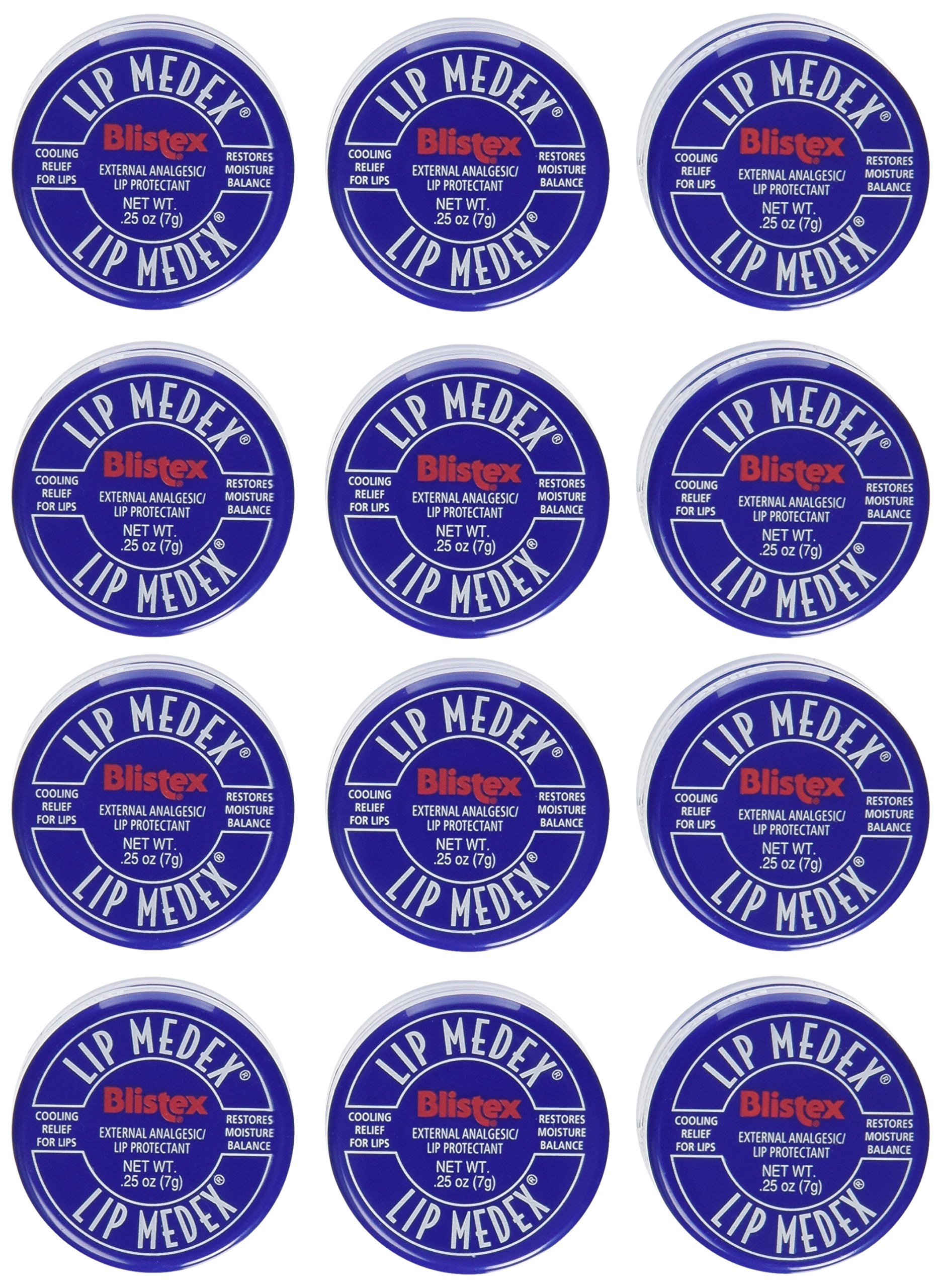 Blistex Lip Medex.25-Ounce (Pack of 12), Moisturizing