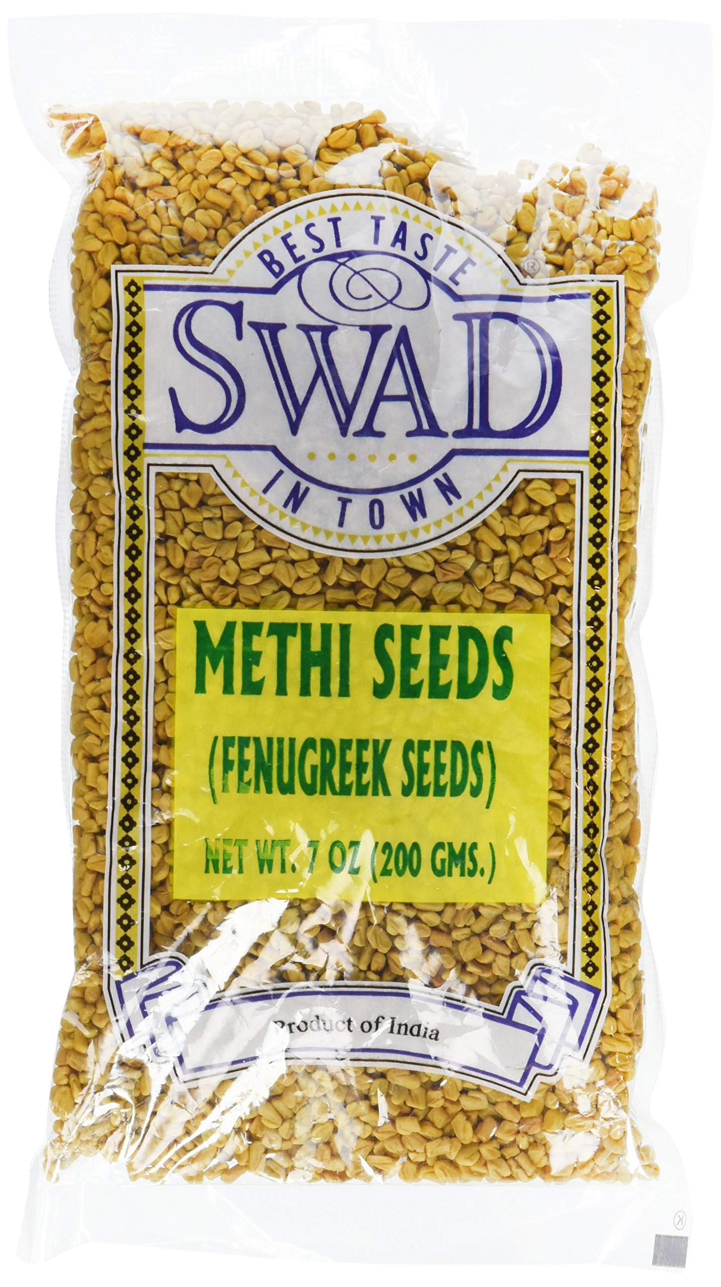 Swad Fenugreek (Methi) Seeds 7oz- Indian Grocery,spice